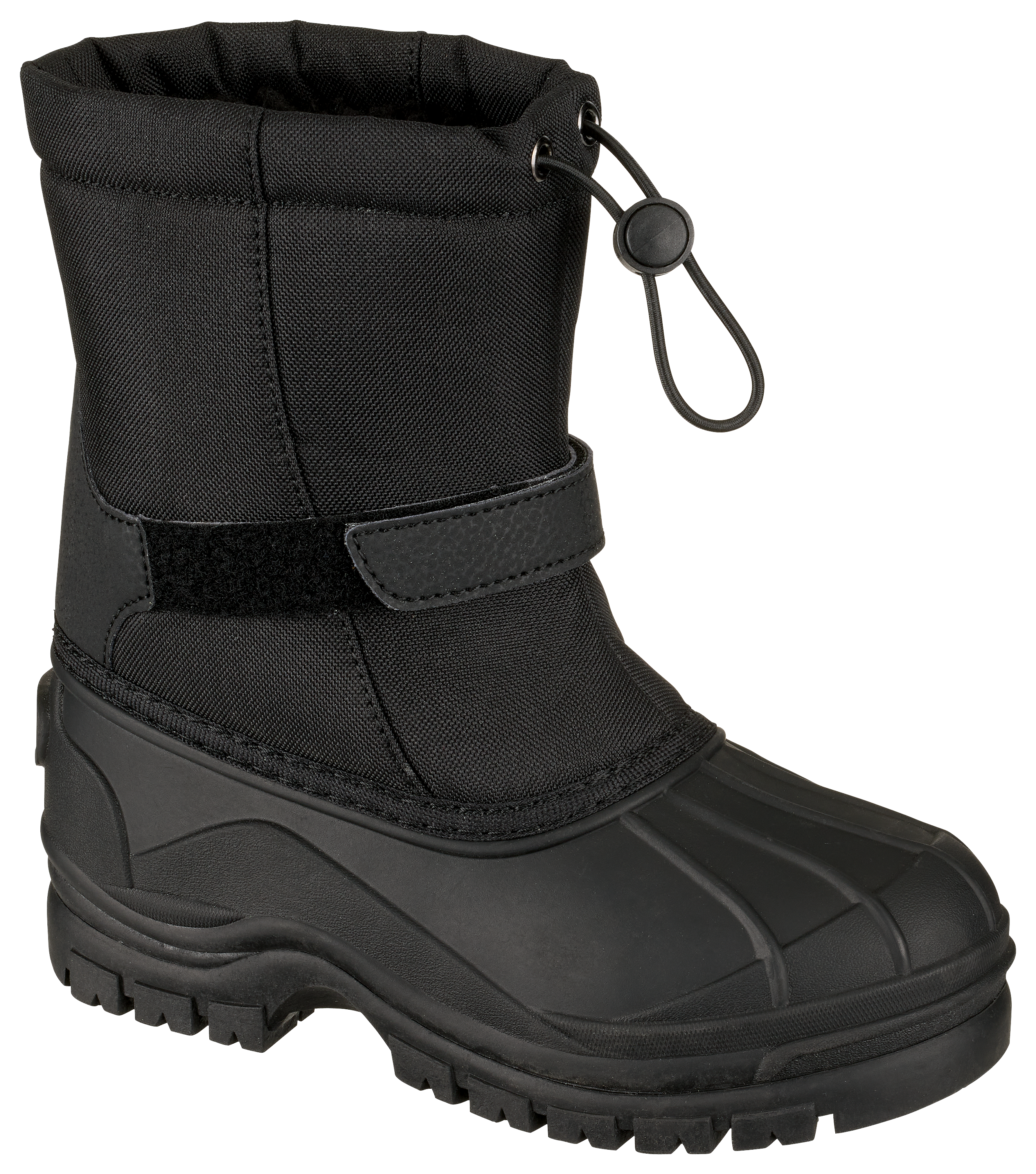 Image of Bass Pro Shops Snowboard III Pac Boots for Kids - Black - 1 Kids