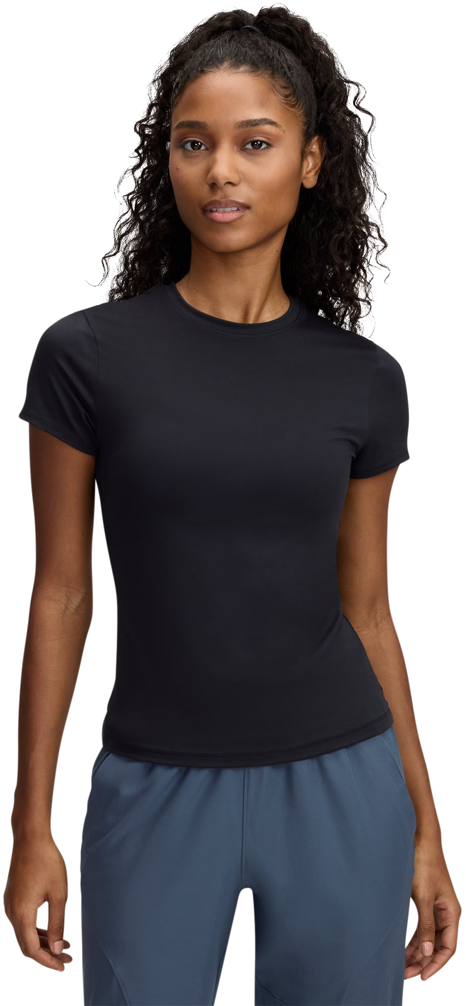 Image of Under Armour Meridian Core Short-Sleeve T-Shirt for Ladies - Black/Black