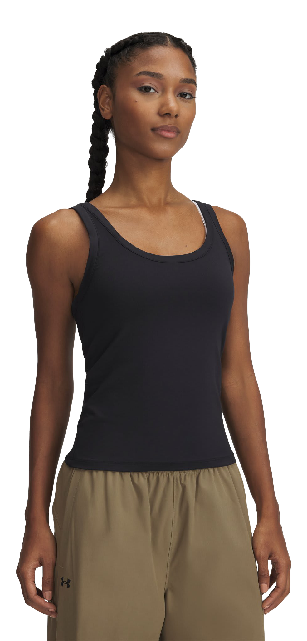 Image of Under Armour Meridian Core Tank for Ladies - Black/Black - MD
