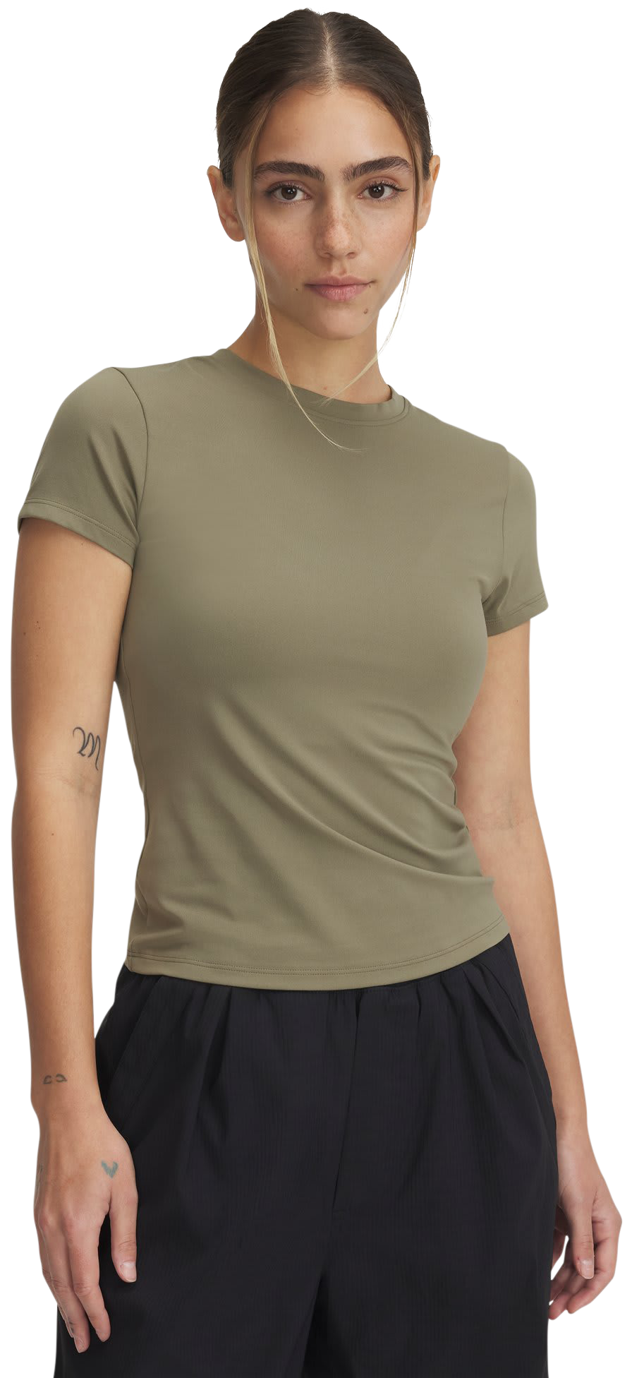 Image of Under Armour Meridian Core Short-Sleeve T-Shirt for Ladies - Bayou/Bayou - LG