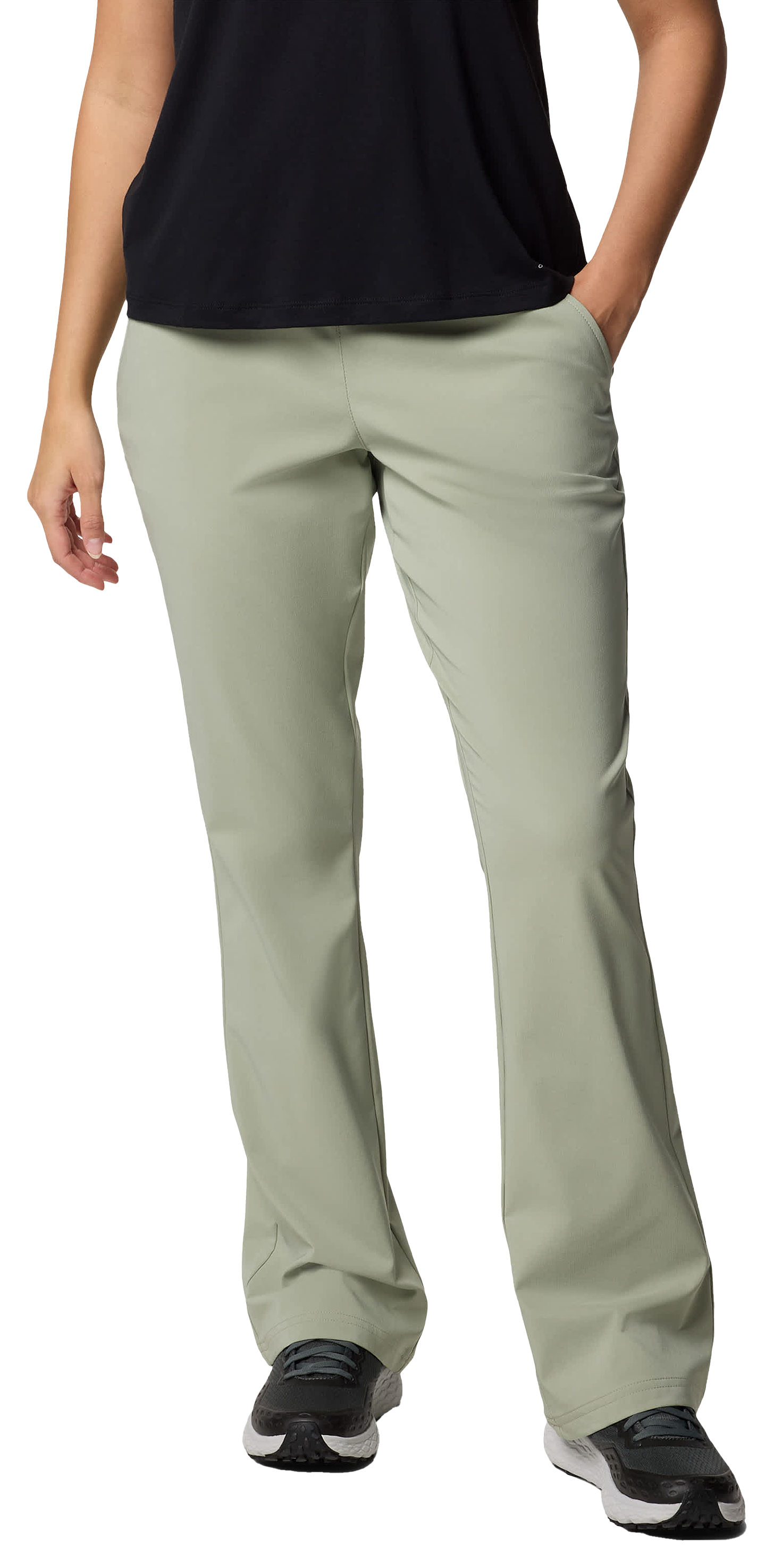 Image of Columbia All Seasons Bootcut Pants for Ladies - Safari