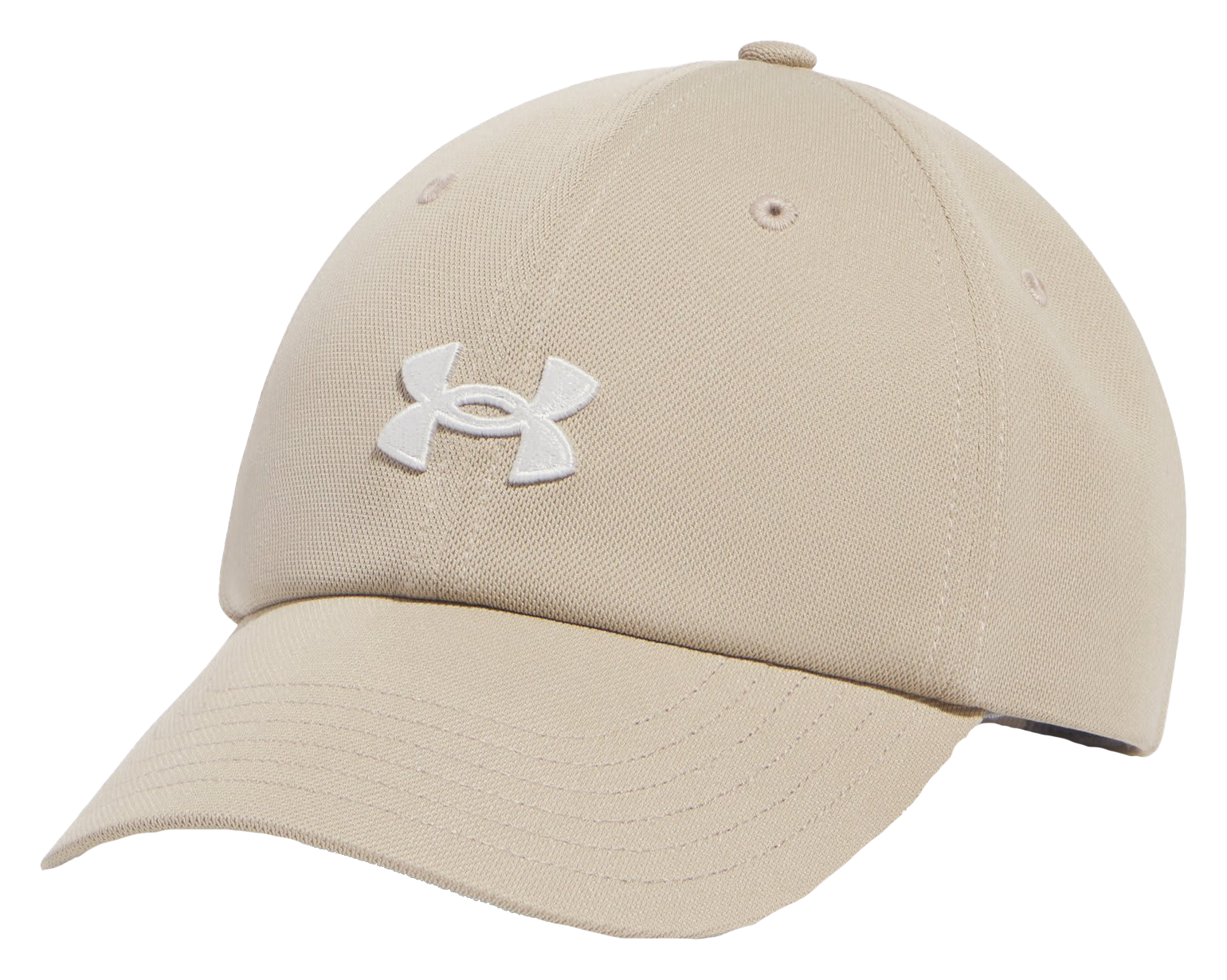 Image of Under Armour Blitzing Adjustable Hat for Ladies - City Khaki/White Quartz