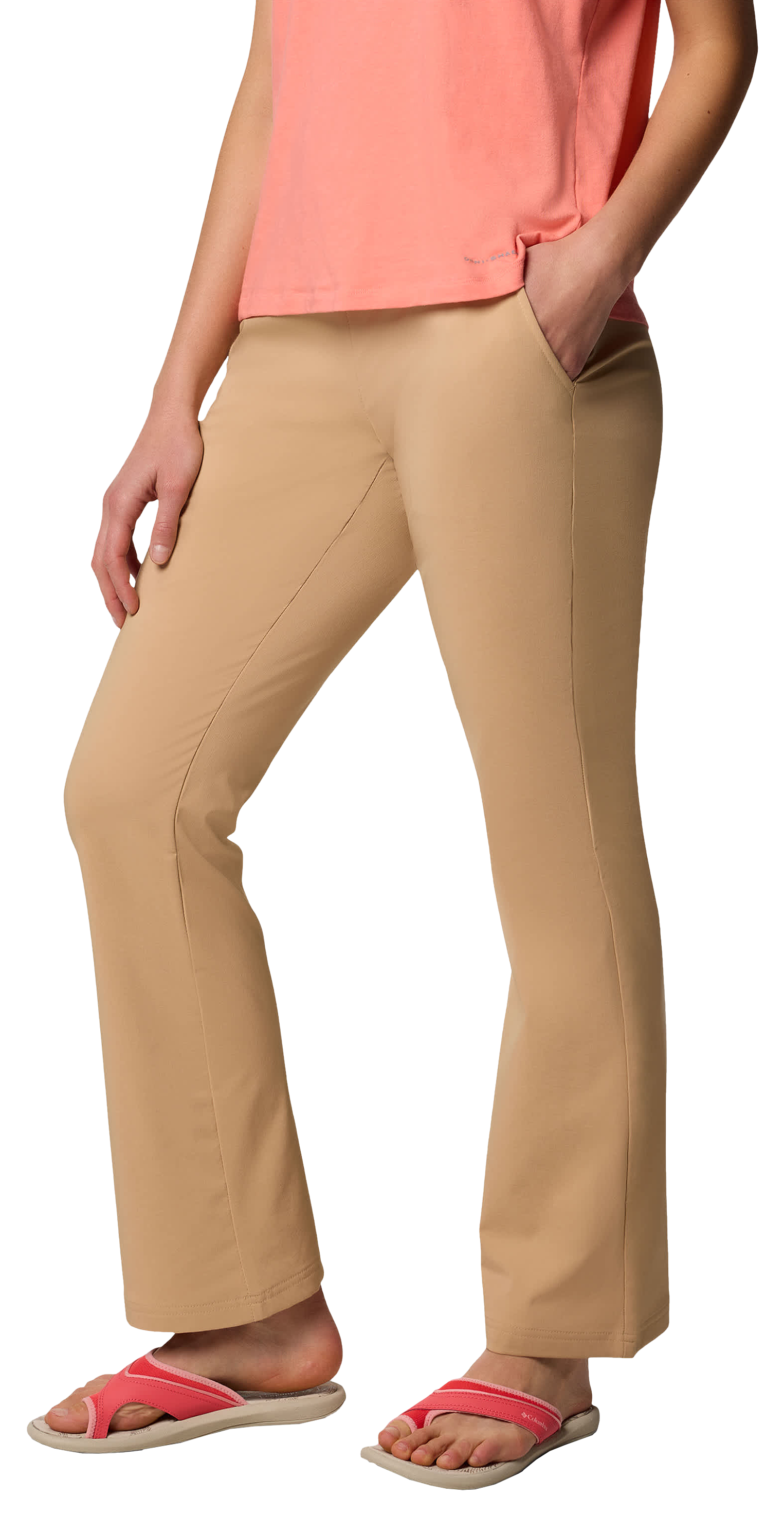 Image of Columbia All Seasons Bootcut Pants for Ladies - Canoe