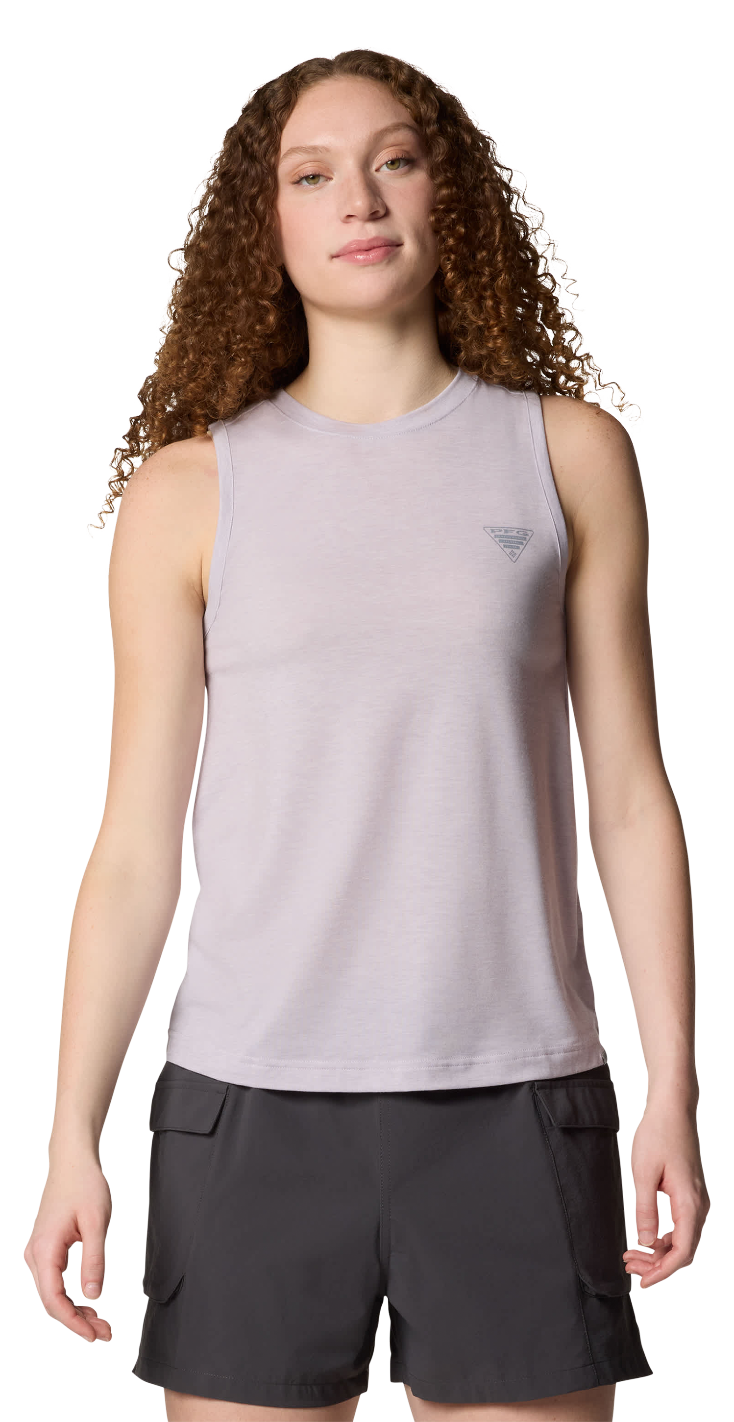 Image of Columbia PFG Uncharted Tank for Ladies - Lavender Pearl Heather - XS