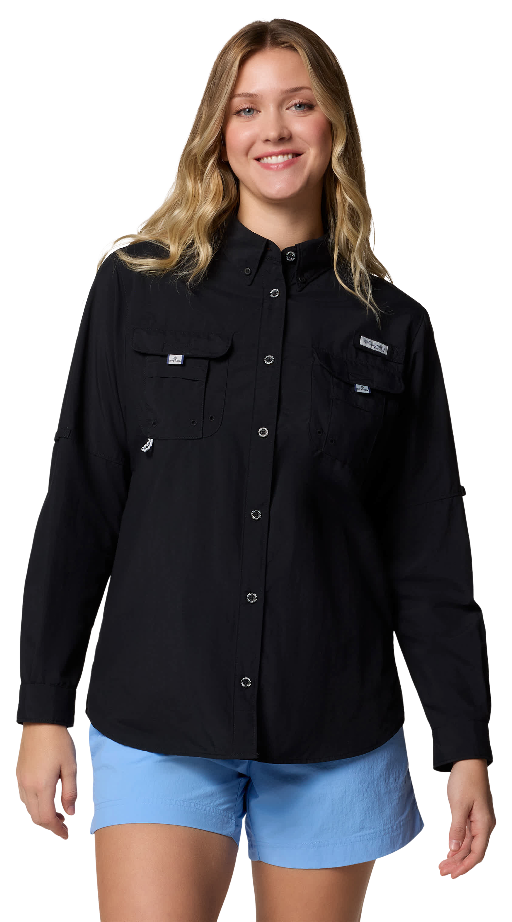 Image of Columbia PFG Bahama II Long-Sleeve Button-Down Shirt