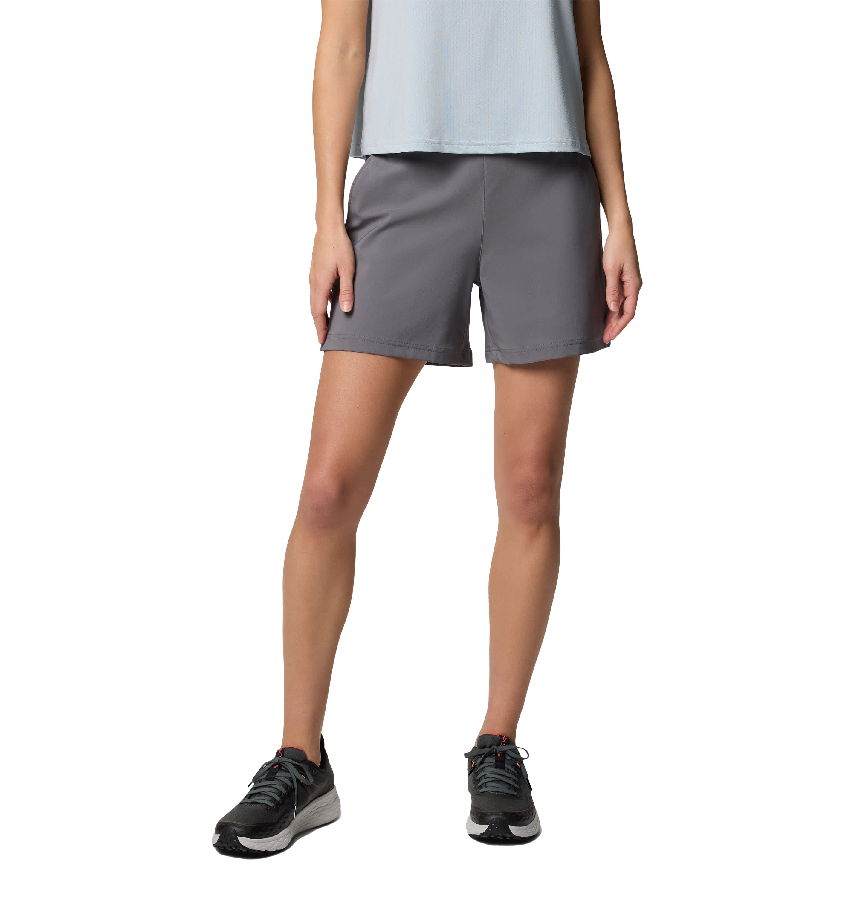 Image of Columbia All Seasons Shorts for Ladies - City Grey