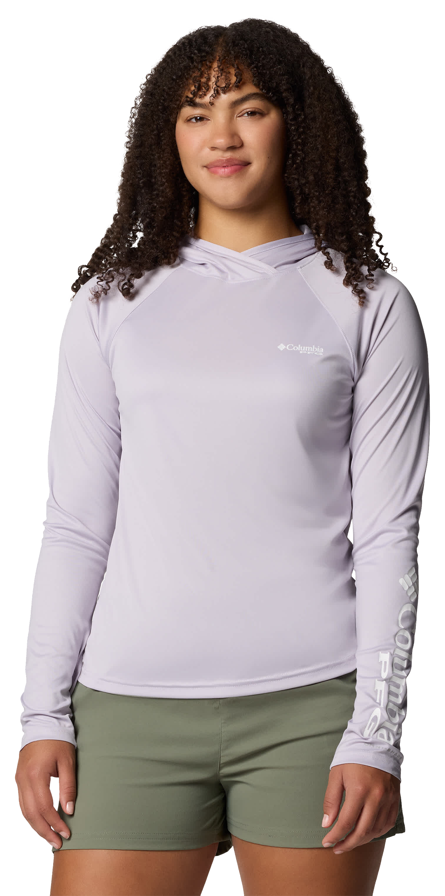 Image of Columbia Tidal Tee II Long-Sleeve Hoodie for Ladies - Lavender Pearl - XL