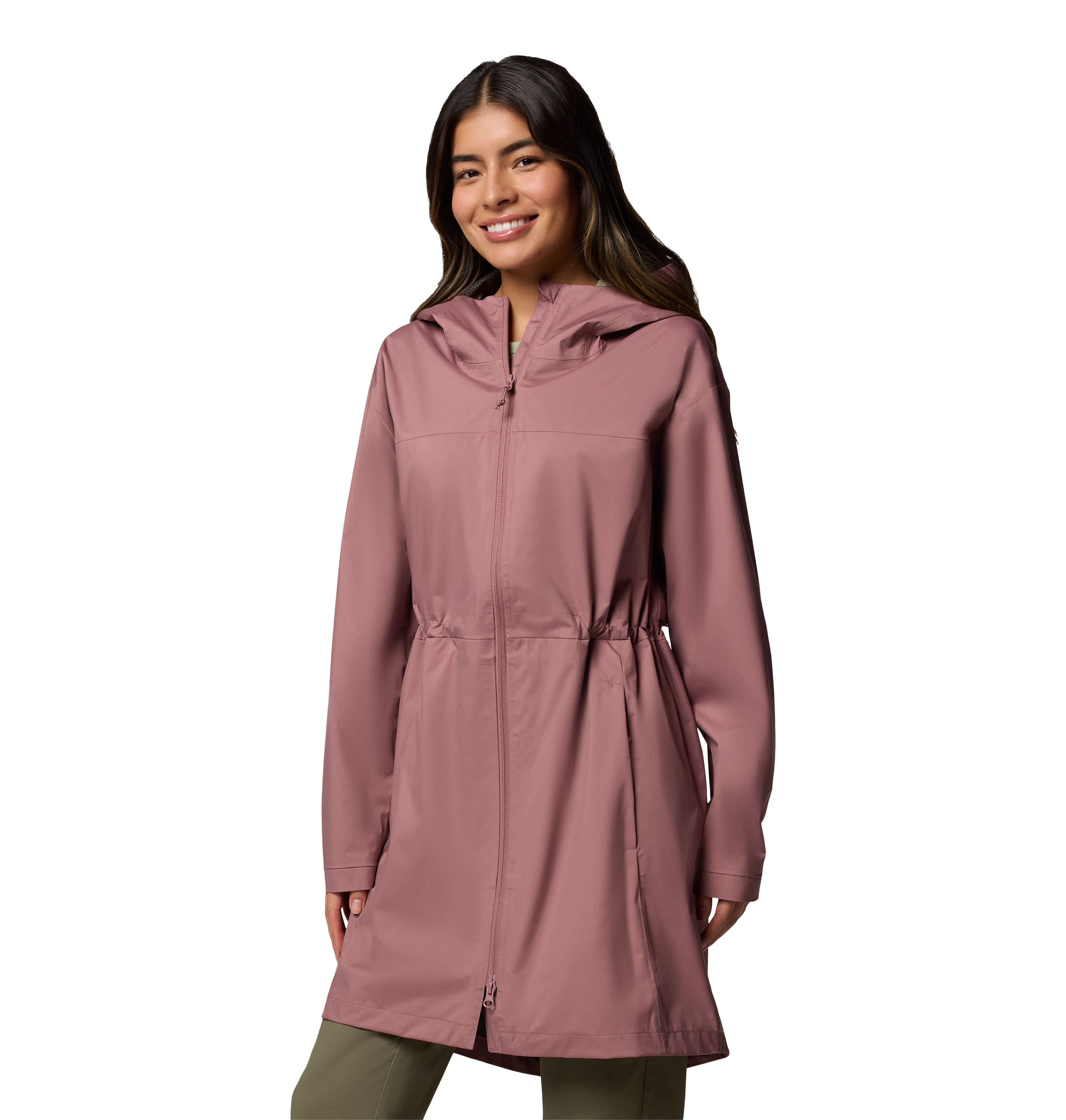 Image of Columbia Weekend Adventure II Long Shell Jacket for Ladies - Fig - M