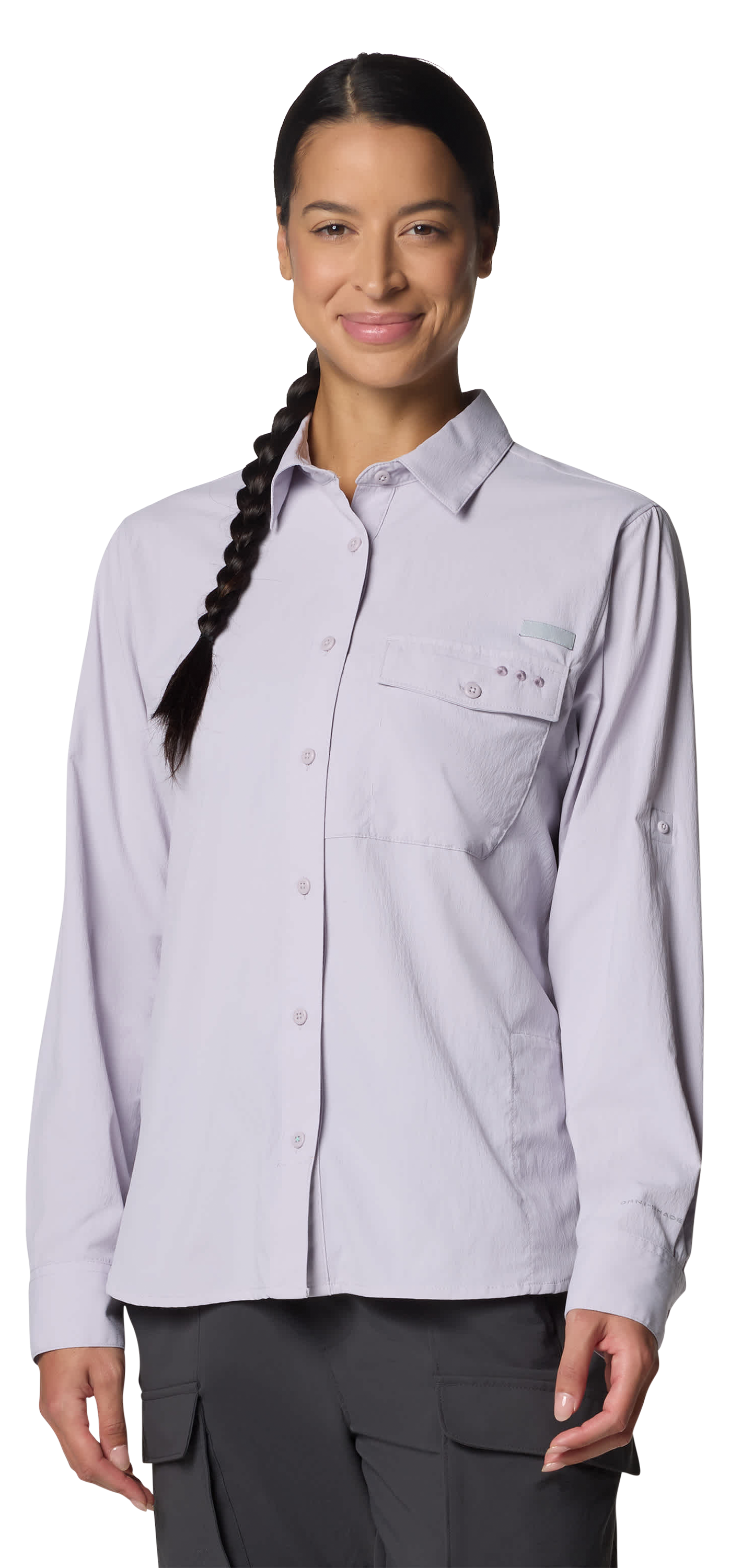 Image of Columbia PFG Wild Cast Long-Sleeve Shirt for Ladies - Lavender Pearl - S