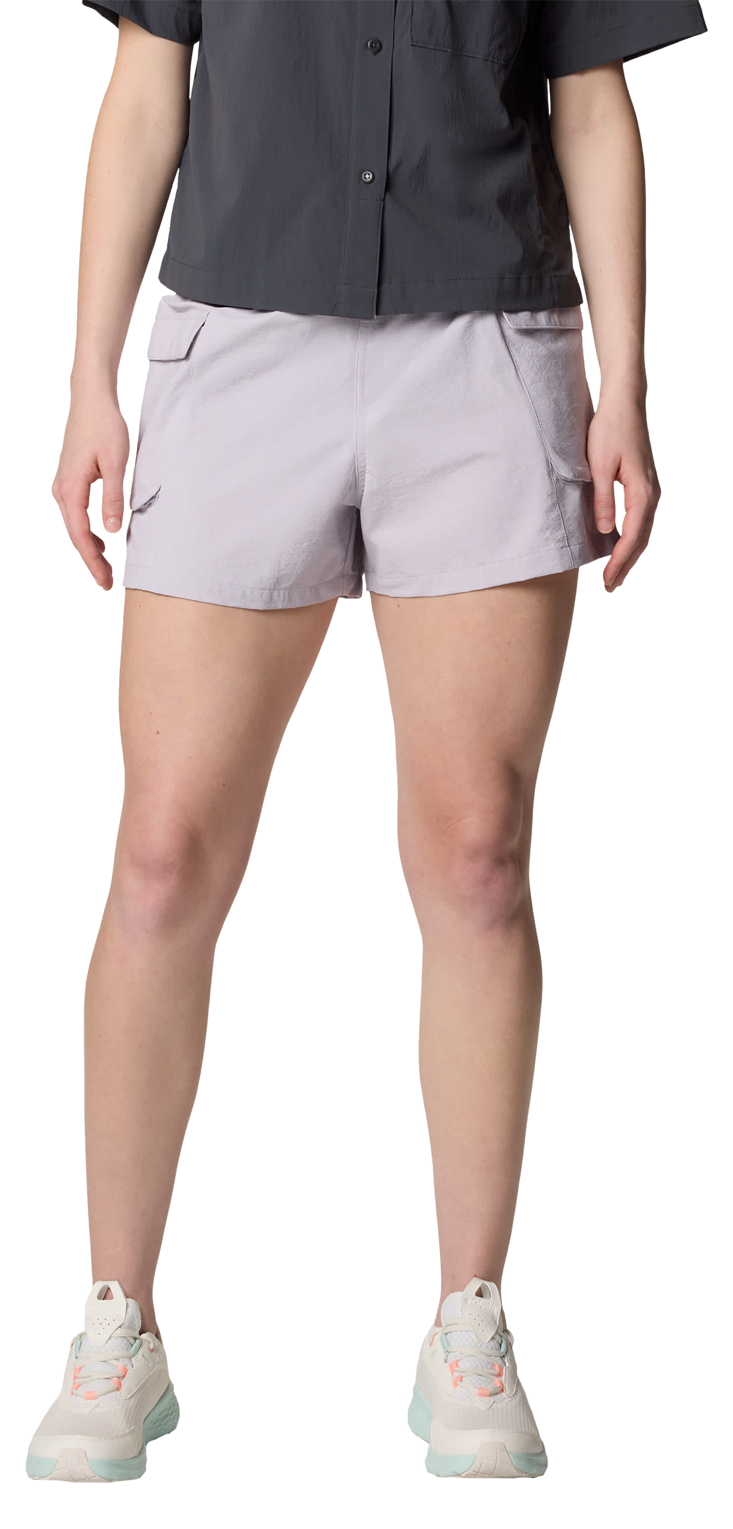 Image of Columbia PFG Wild Cast Shorts for Ladies - Lavender Pearl - XS