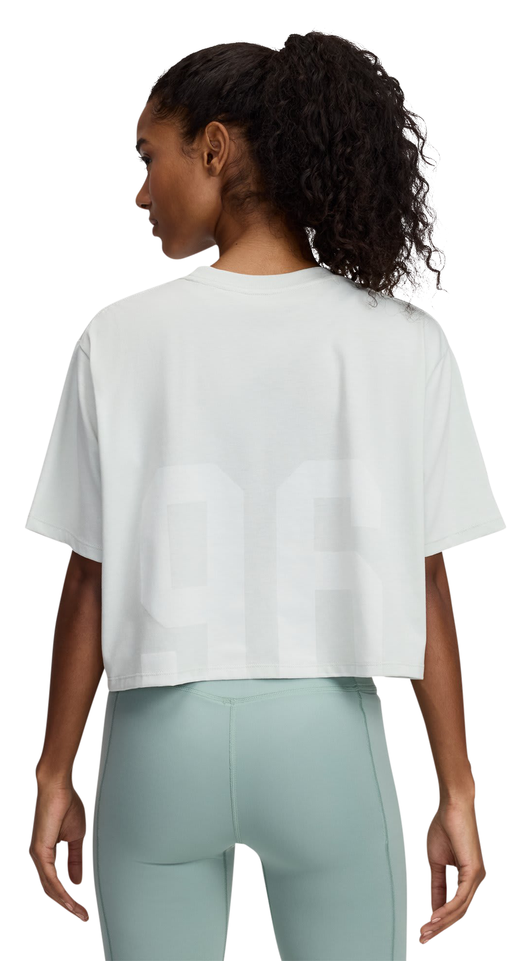 Image of Under Armour Rival 96 Short-Sleeve Shirt for Ladies - Hydro Green/White/White