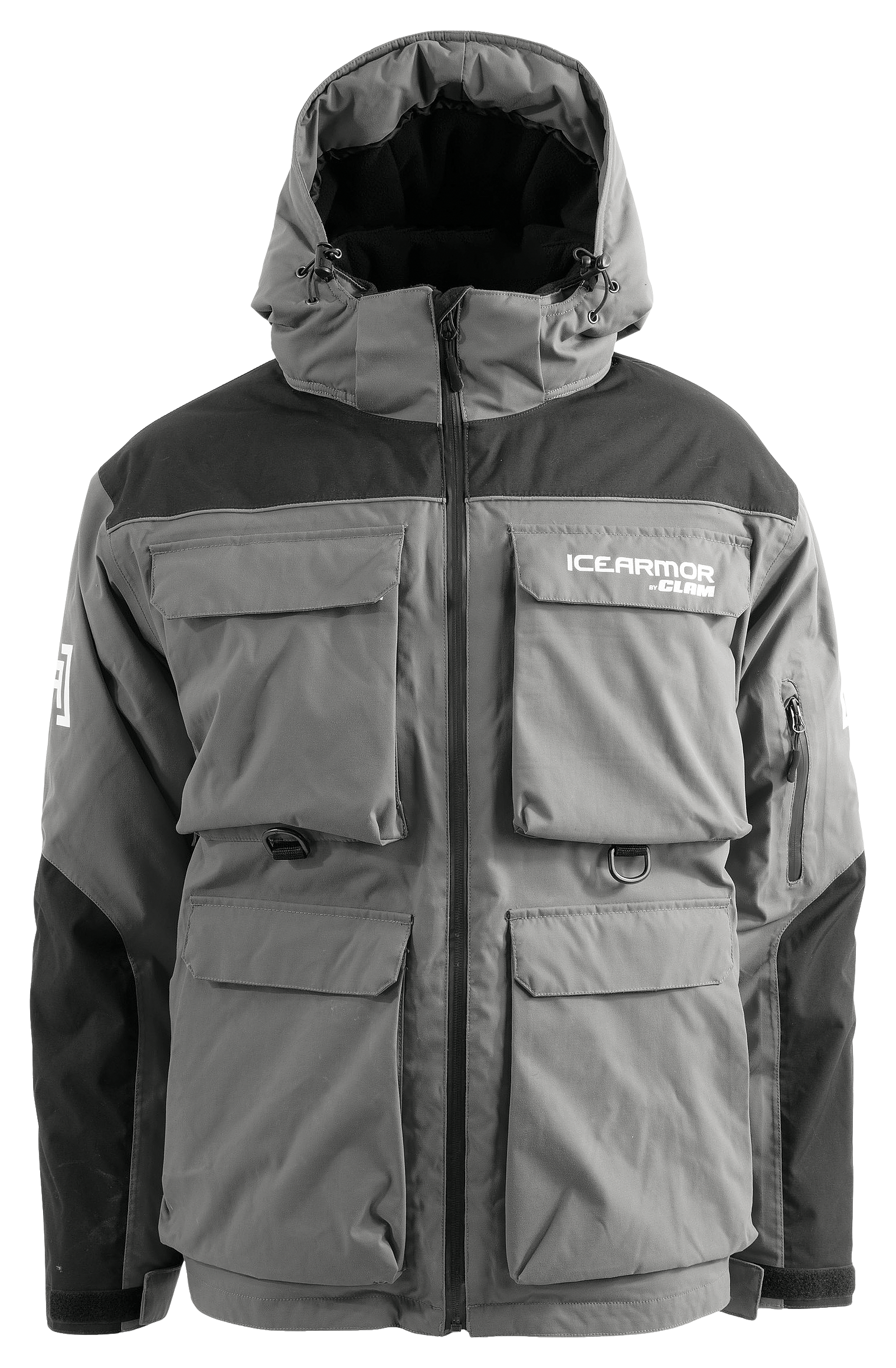 Image of IceArmor by Clam Rise V3 Float Parka - Charcoal/Black - M
