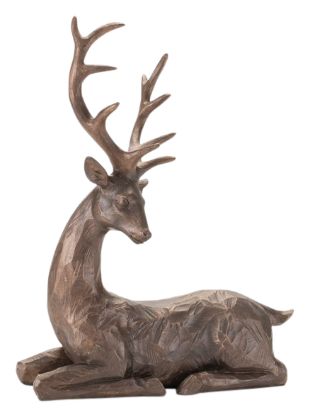 Image of Bass Pro Shops Laying Deer Figurine