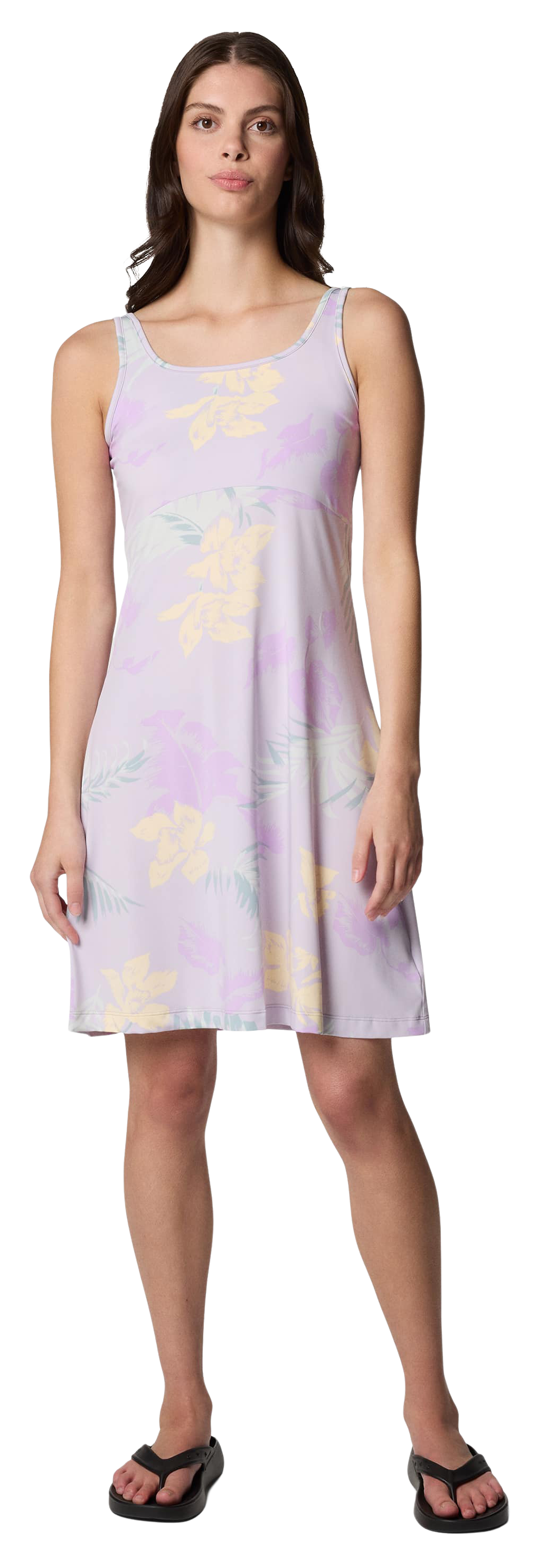 Image of Columbia PFG Freezer III Sleeveless Dress for Ladies - Lavender Pearl Ambrosial - L