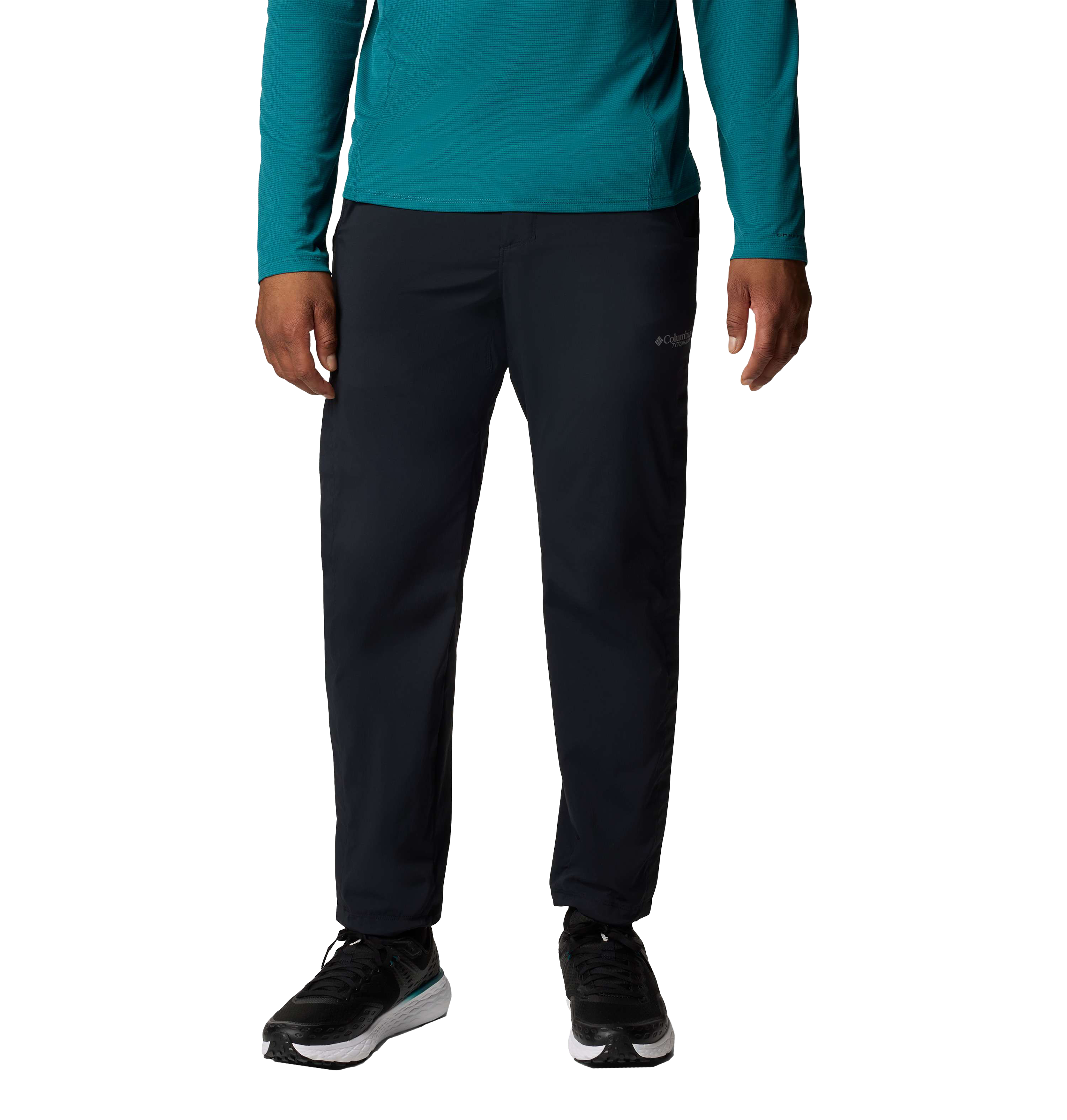 Image of Columbia Wanoga Pro Vent Pants for Men - Black - 30