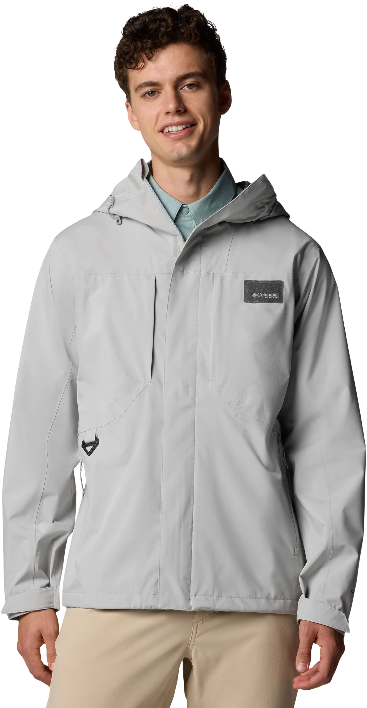 Image of Columbia PFG Mackenzie River Jacket for Men - Cool Grey - XL