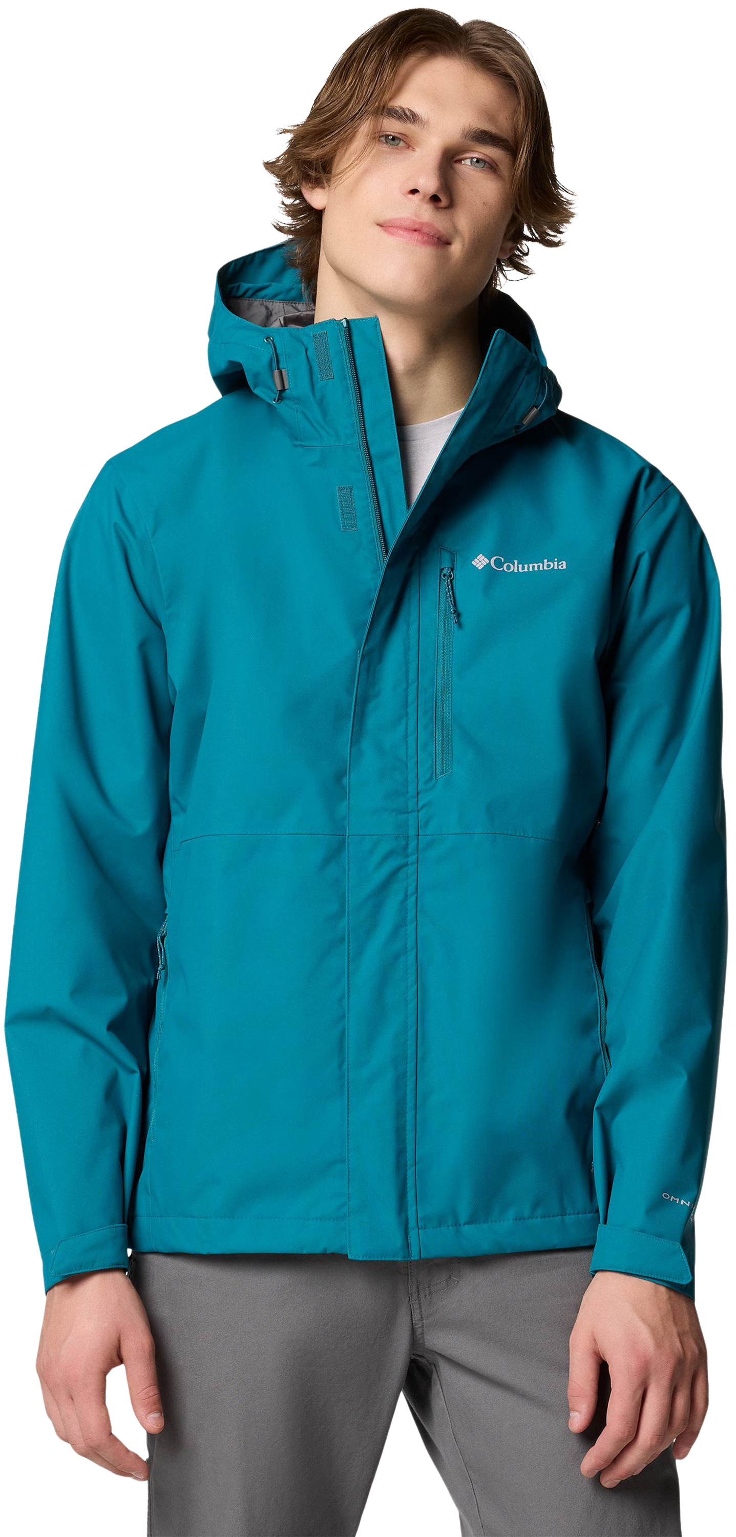 Image of Columbia Hikebound II Rain Jacket for Men - River Blue - XXL