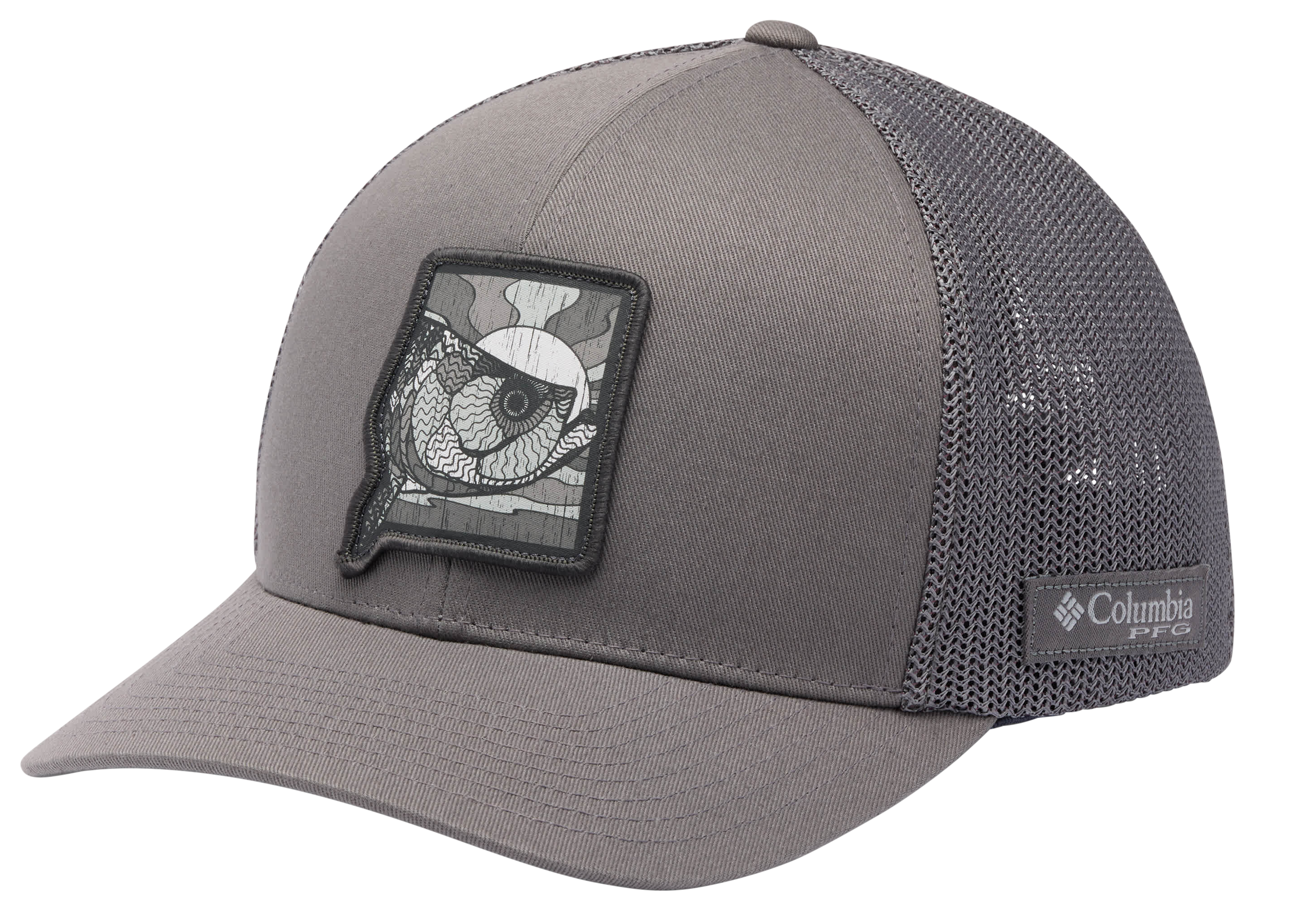 Image of Columbia PFG Fish Patch Mesh-Back Ball Cap
