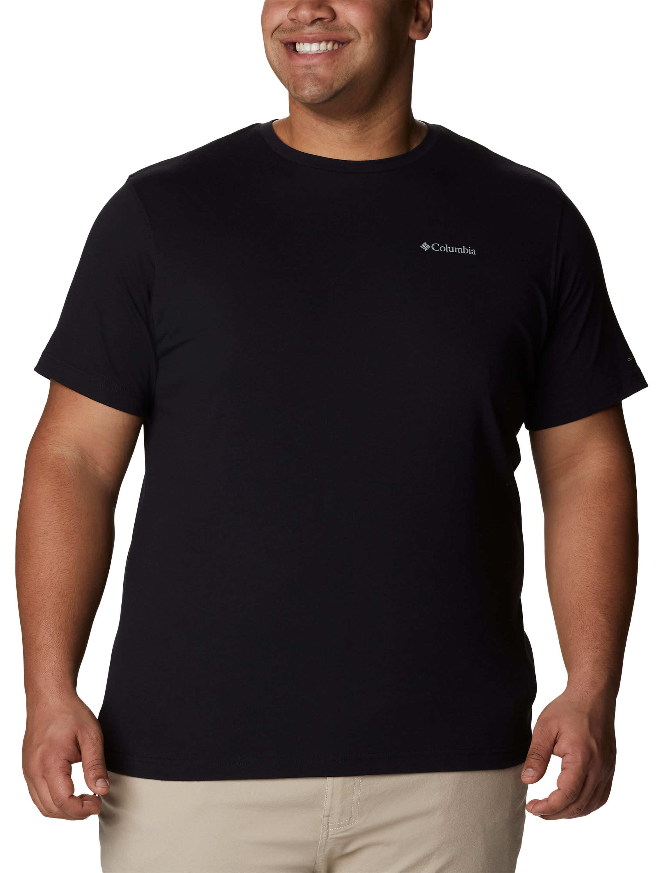 Image of Columbia Thistletown Hills Short-Sleeve Shirt - Black - 3XLT
