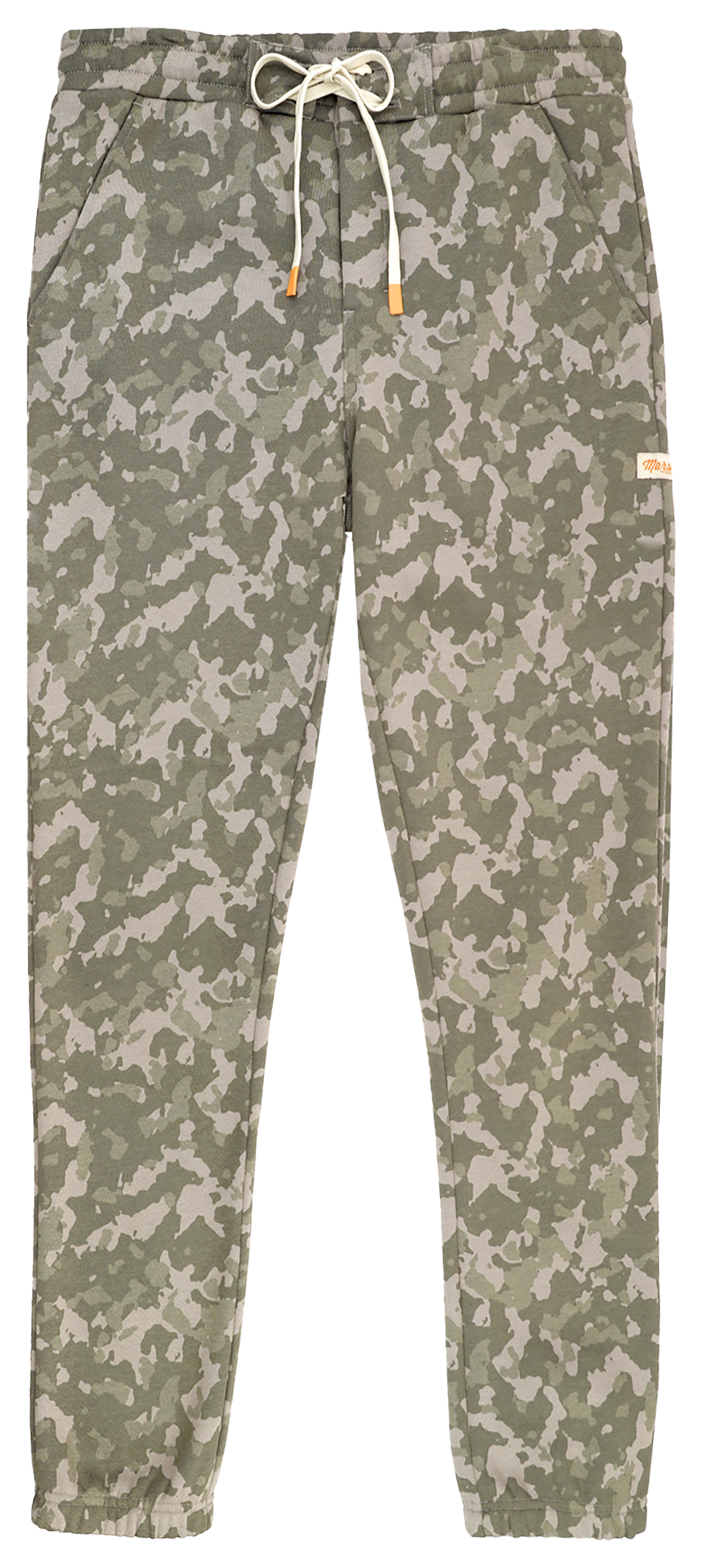 Image of Marsh Wear Fireside Fleece Pants for Men - Fossil Foxhole Camo - 2X - 31.5