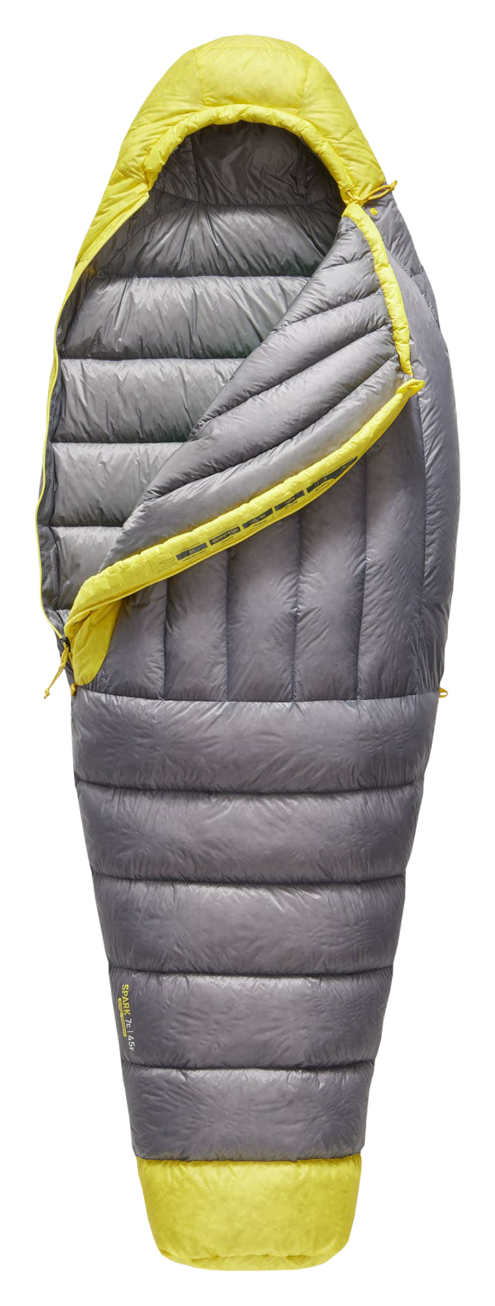 Image of Sea to Summit Spark 15° Down Sleeping Bag for Women - Pewter - Regular