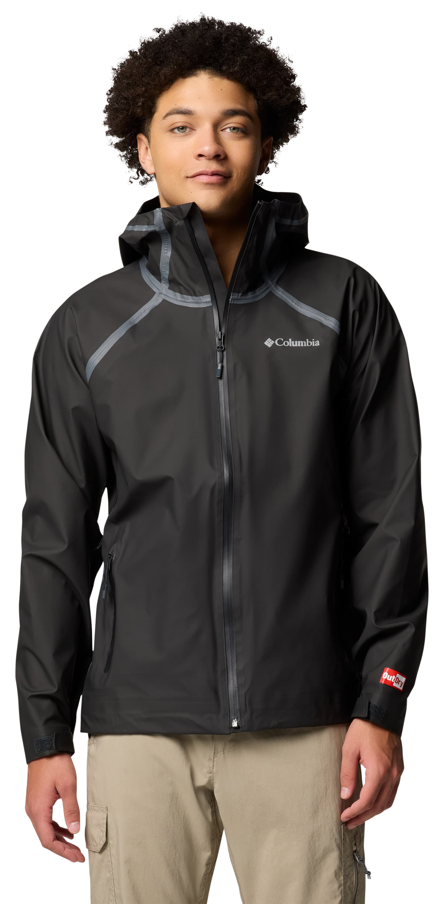 Image of Columbia Reign No Shine Jacket for Men - Black - 2XT