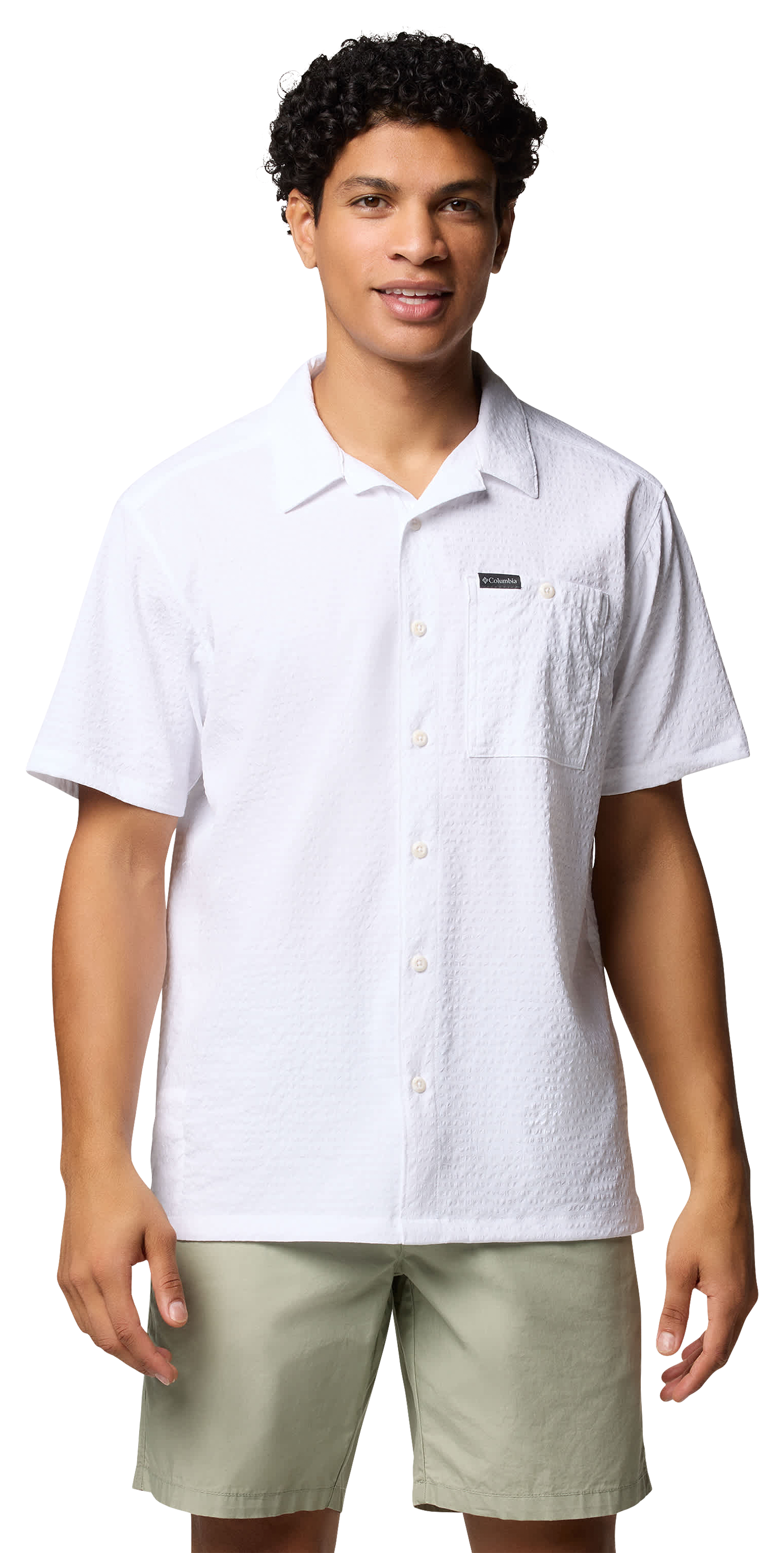 Image of Columbia Utilizer Camp Short-Sleeve Shirt - White
