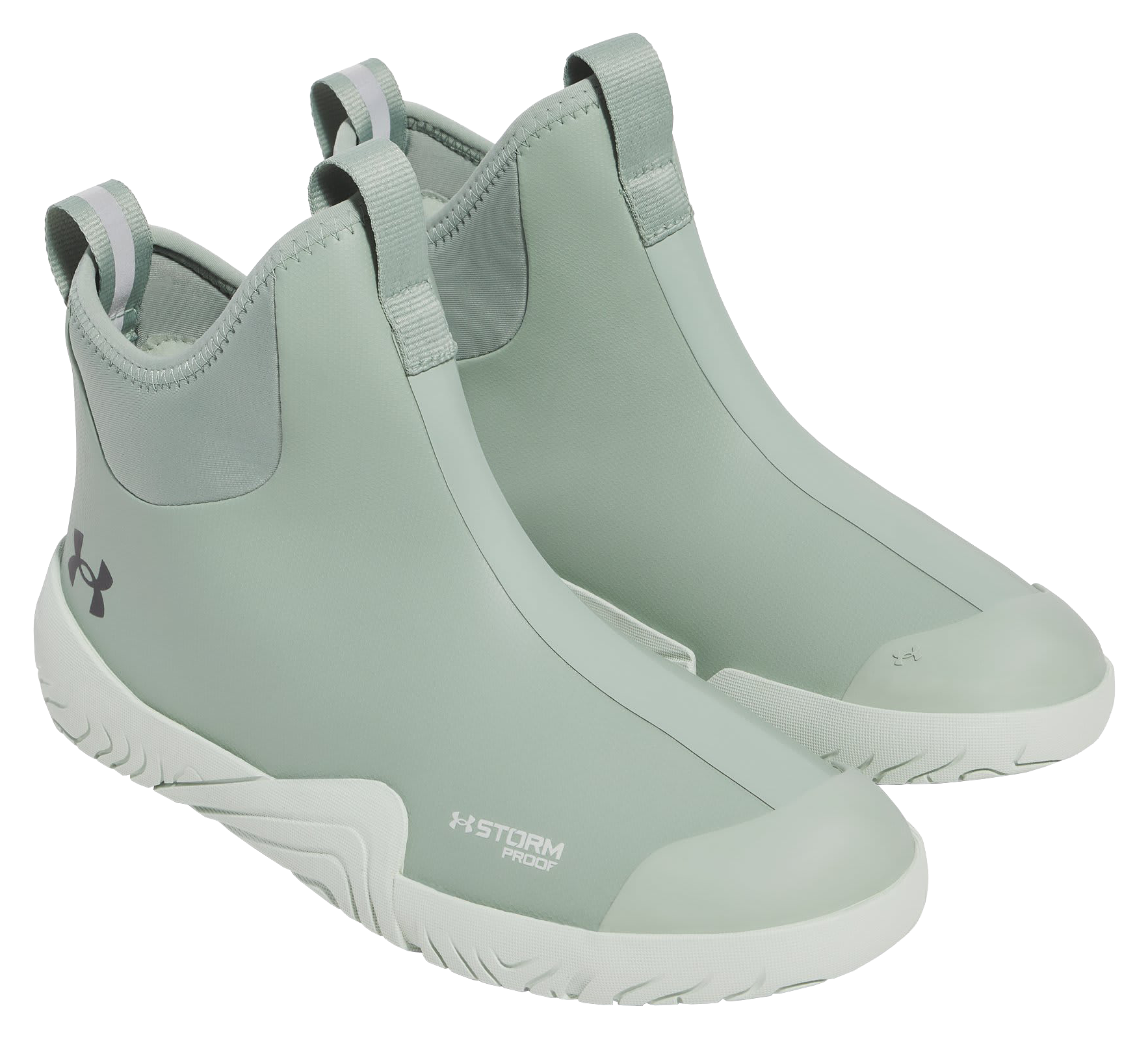 Image of Under Armour Shoreman Deck Boots for Men - Silica Green/Hydro Green/Anthracite - 11N