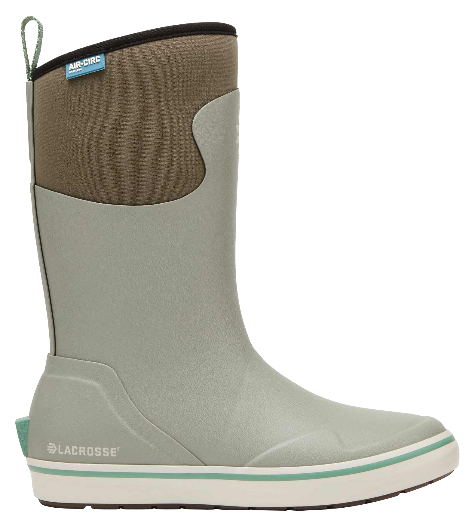 Image of "LaCrosse Alpha 12"" Deck Boots for Men - Rock Ridge - 5.5M"