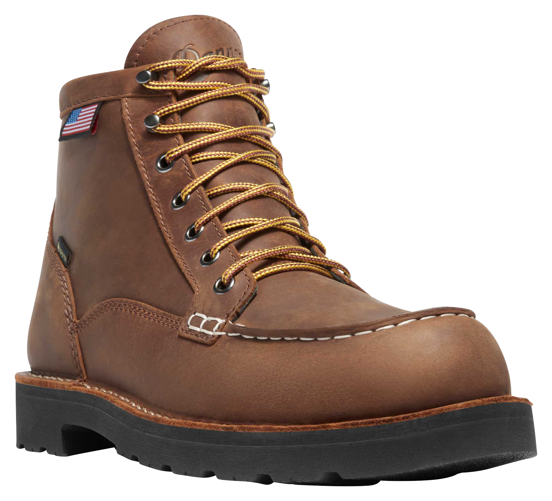 Image of Danner Bull Run GTX Waterproof Moc Toe Work Boots for Men - 11.5M