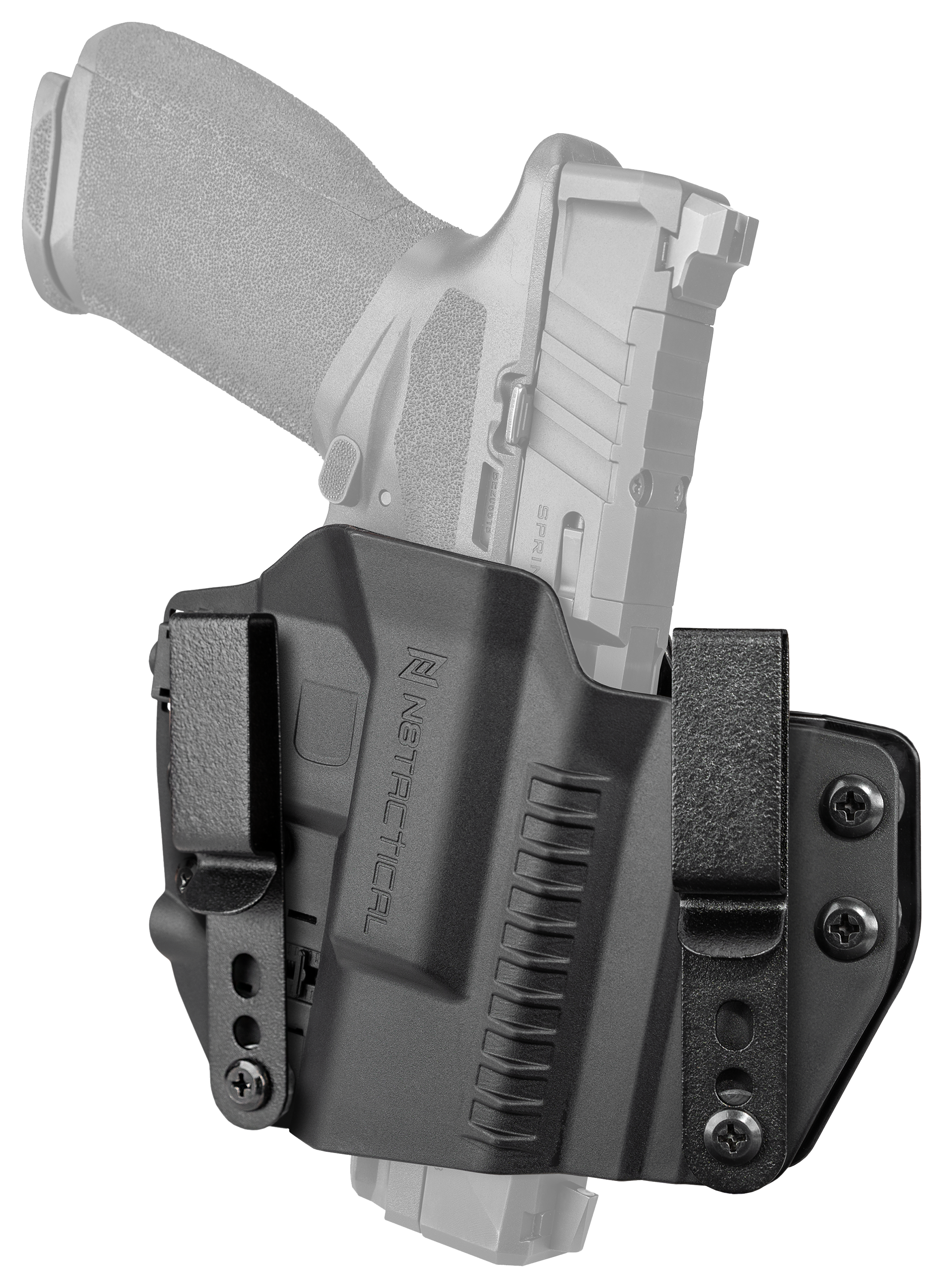 Image of CrossBreed MultiFlex IWB/OWB Holster - Full Size - Black