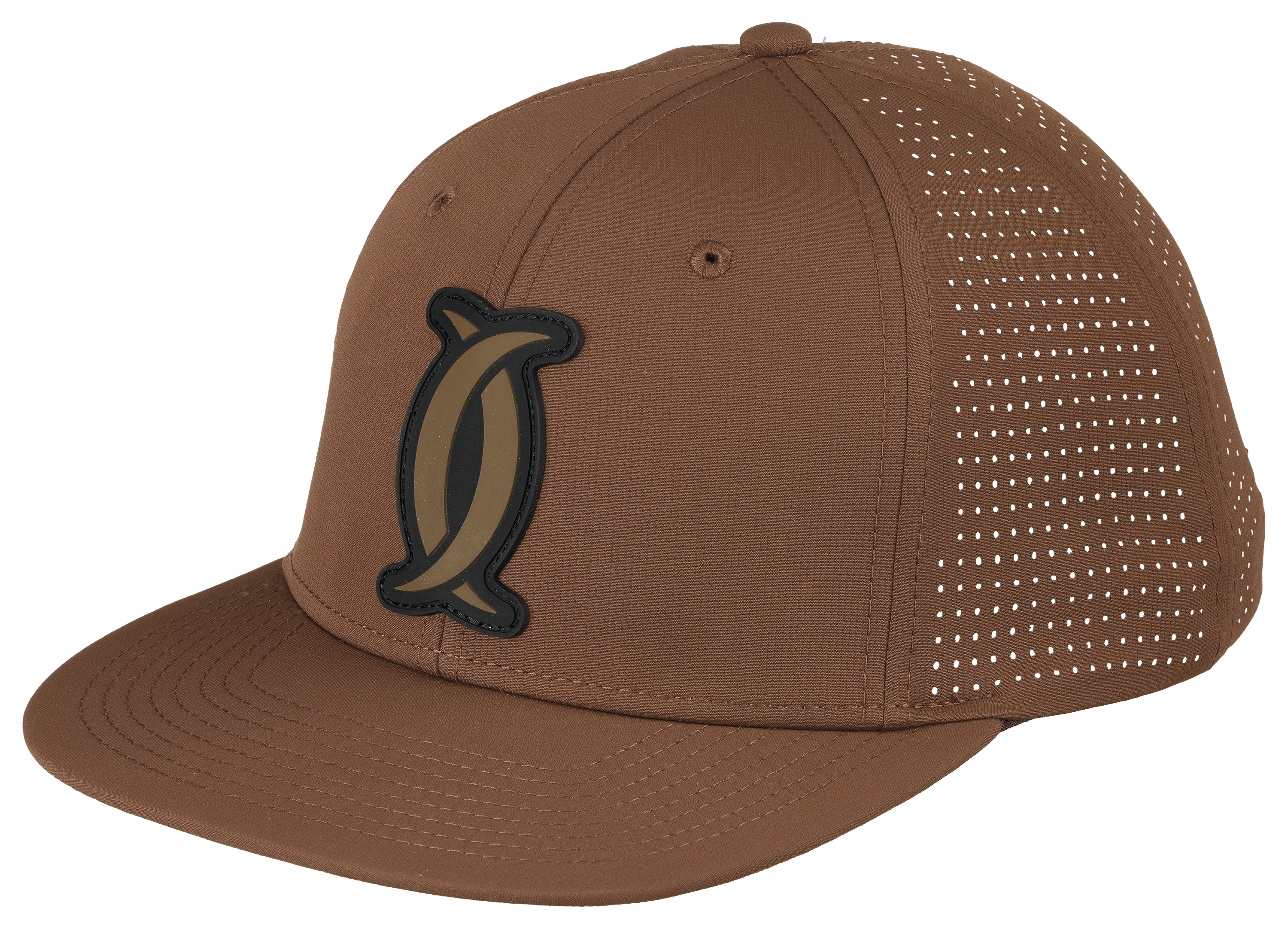 Image of Cabela's Instinct Rubberized Front Logo Mesh-Back Trucker Cap - Mulch