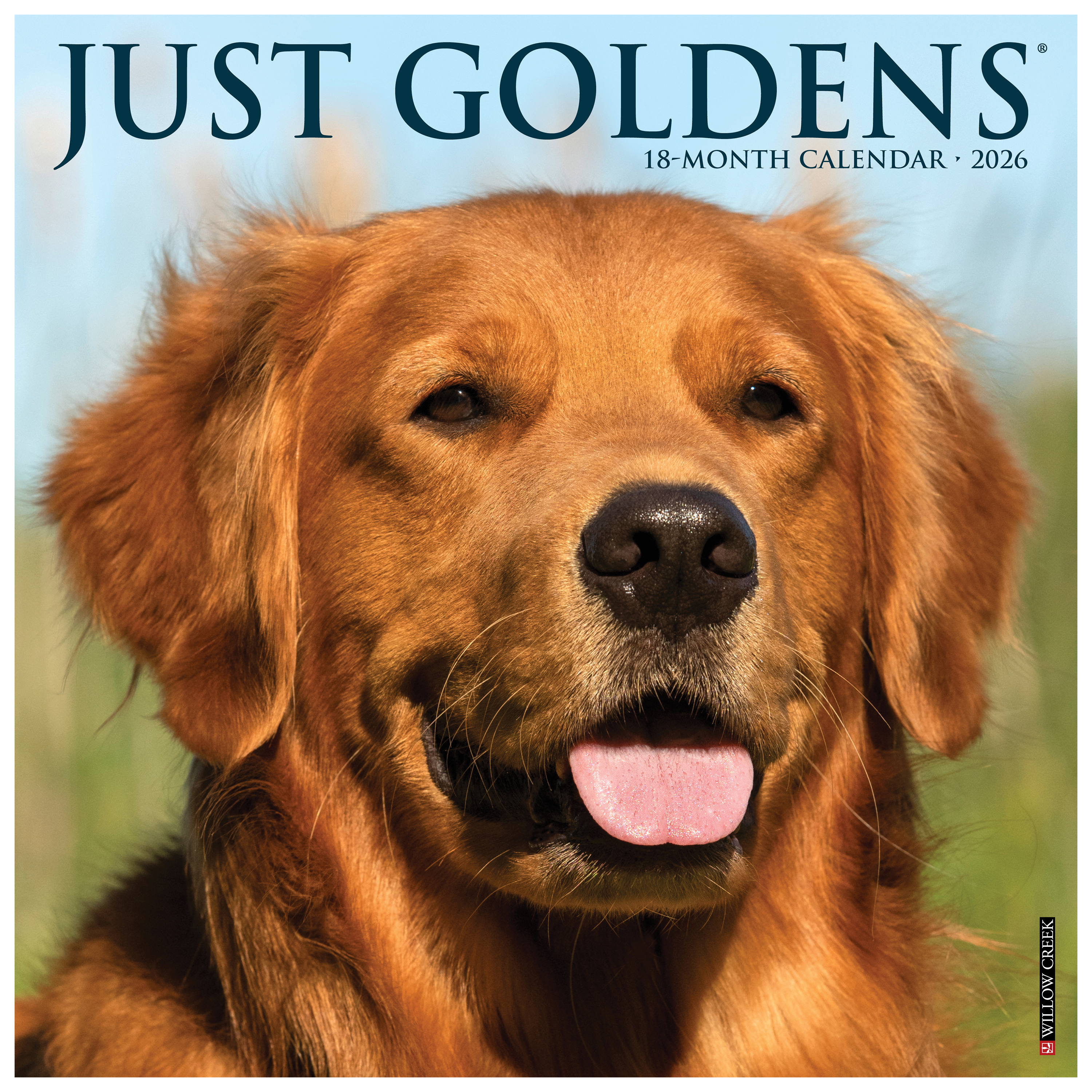 Image of Willow Creek Press 2026 Just Goldens 18-Month Wall Calendar