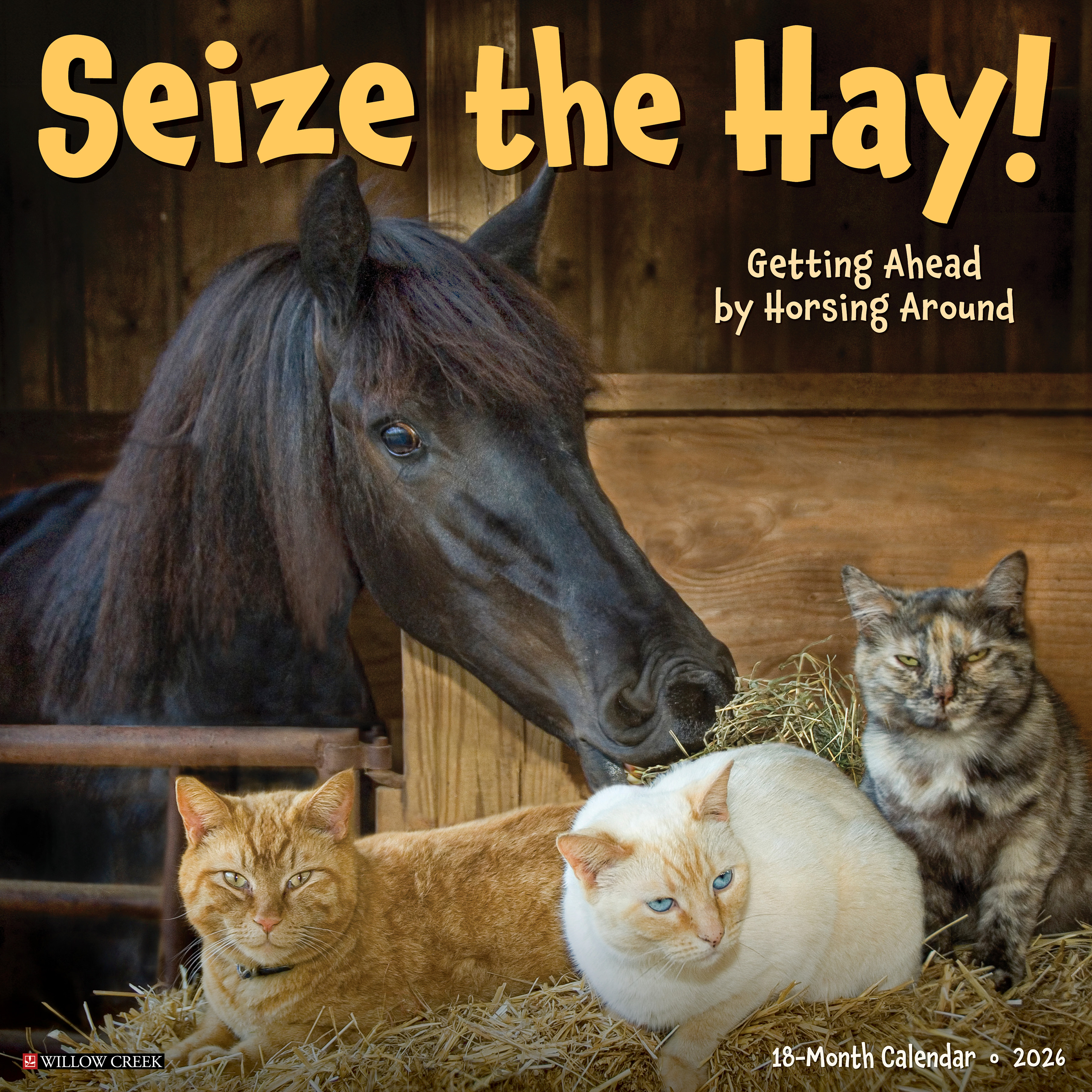 Image of Willow Creek Press 2026 Seize the Hay 18-Month Wall Calendar