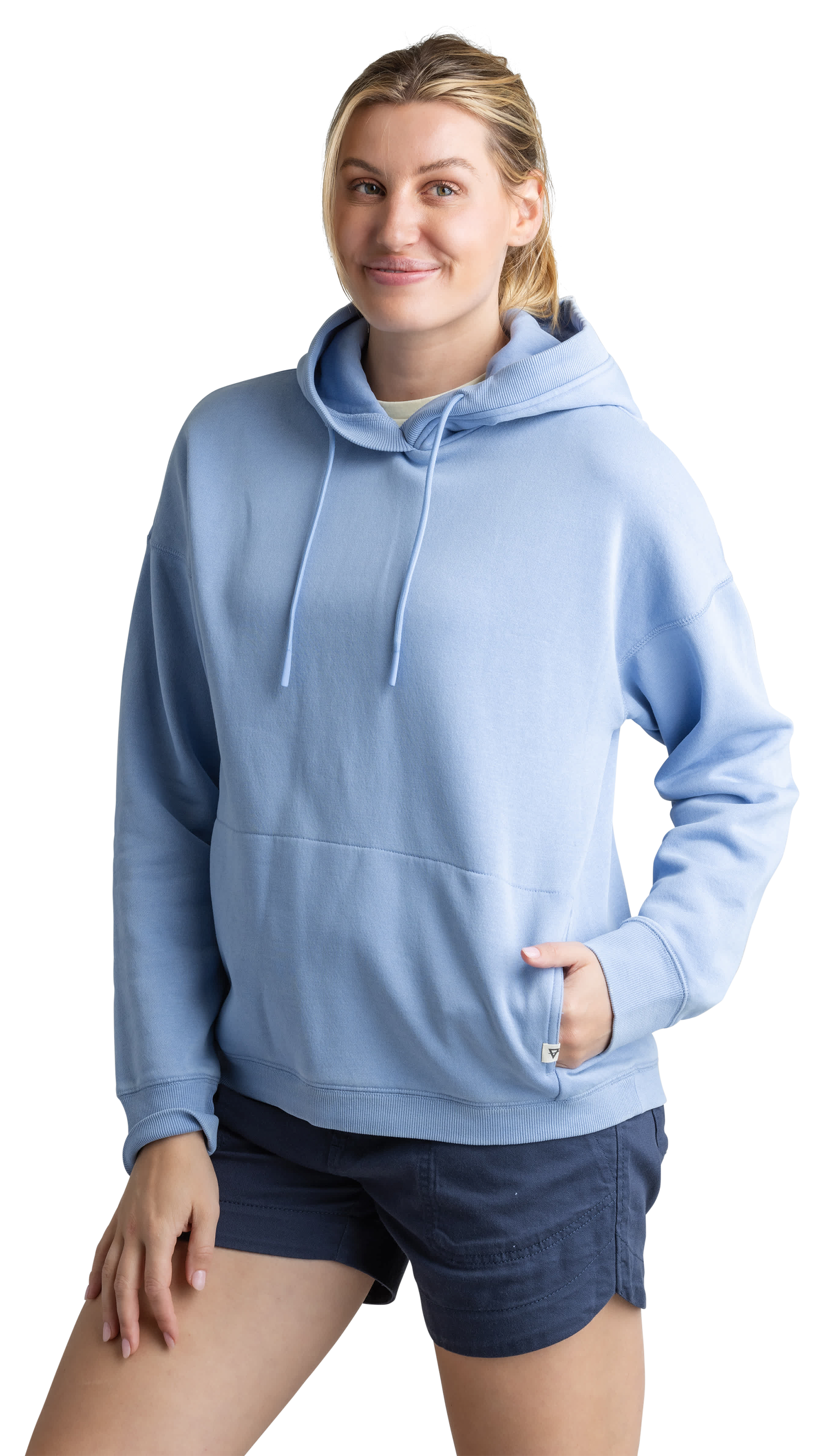 Image of LIV Outdoor Gabriella Hooded Stonewashed Pullover Sweatshirt for Ladies - Lavender Lustre - LG
