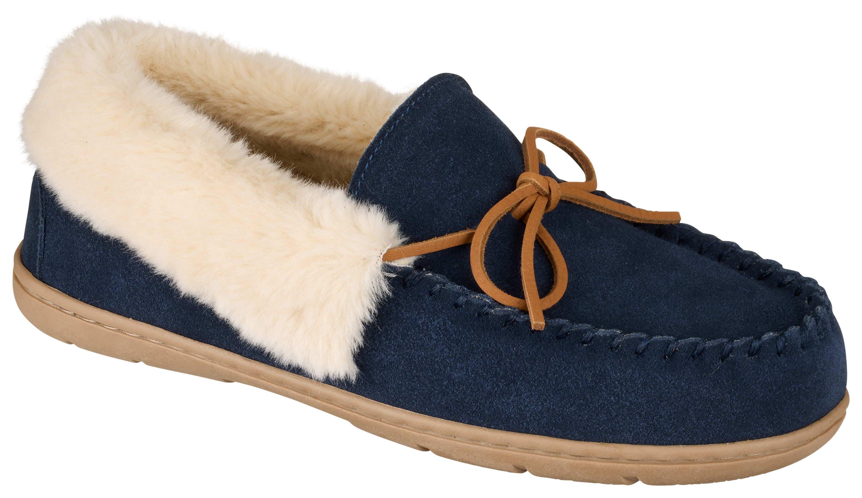 Natural Reflections Natural Reflections Heritage Slip-On Moccasins - Navy - $49.99 at Bass Pro Shops