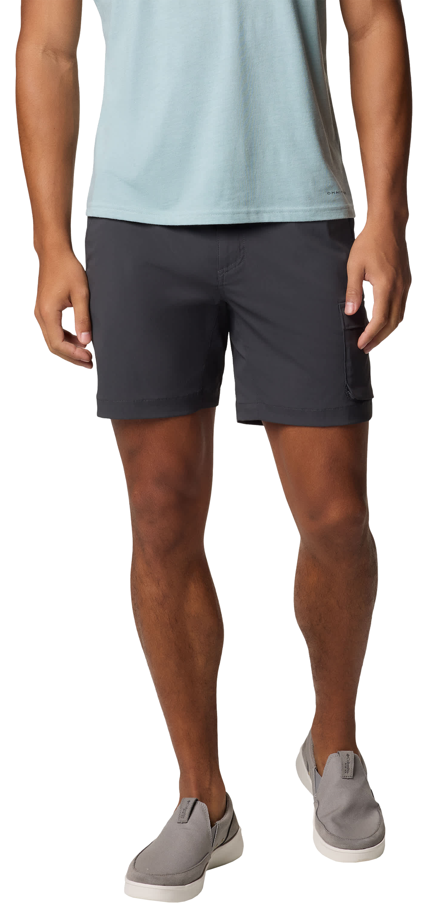 Image of Columbia Wild Cast Shorts for Men - Shark - 32x7