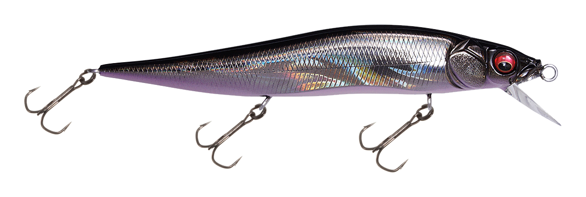Image of Megabass Vision ONETEN Jr. - 3-7/8'' - Deadly Black Shad