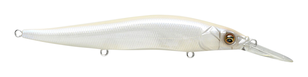 Image of Megabass Vision ONETEN +1 - 4-1/3'' - French Pearl Orange Belly