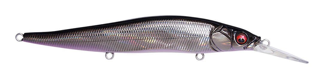 Image of Megabass Vision ONETEN +1 - 4-1/3'' - Deadly Black Shad