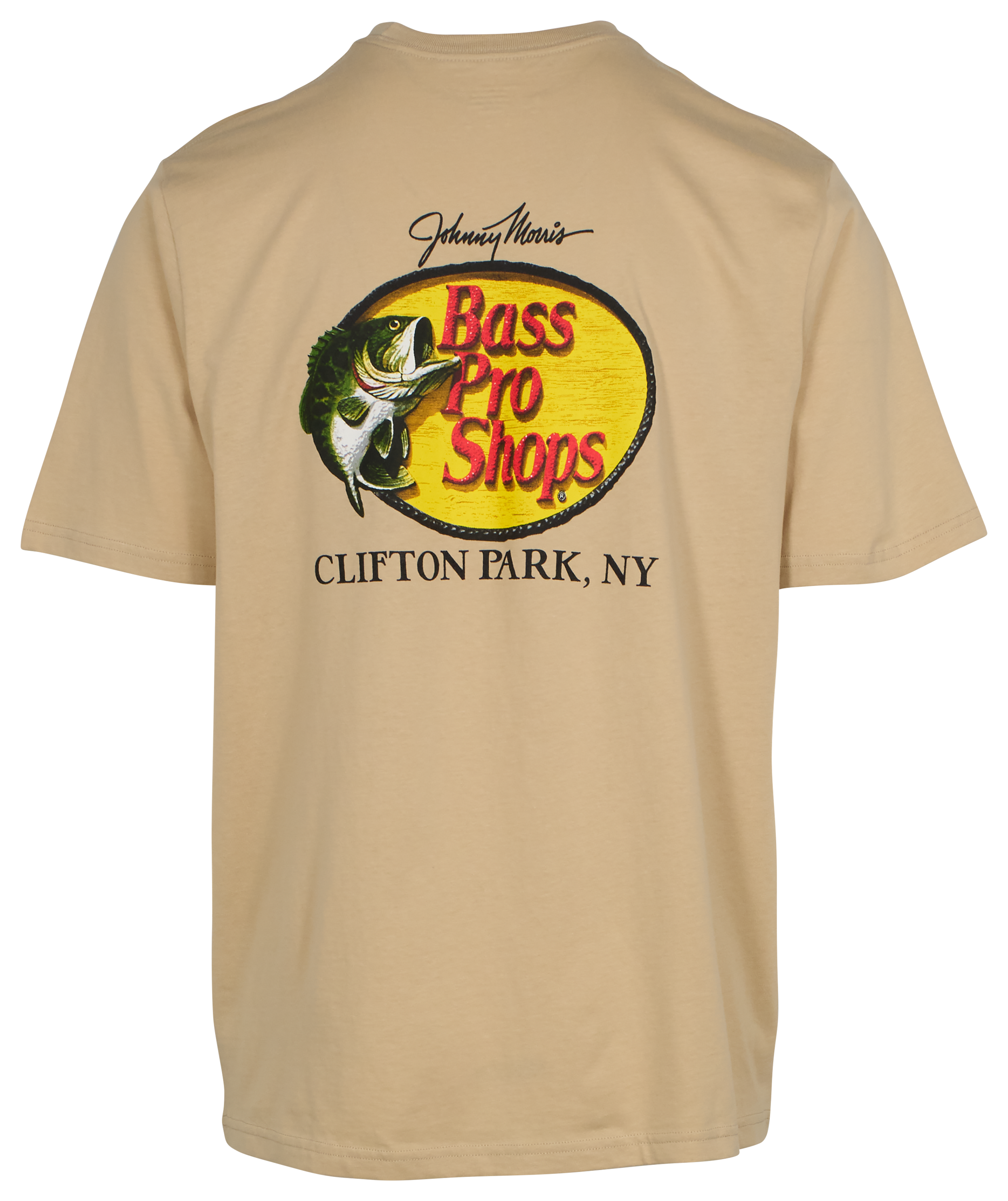 Image of Bass Pro Shops Clifton Park Woodcut Logo Short-Sleeve T-Shirt for Men