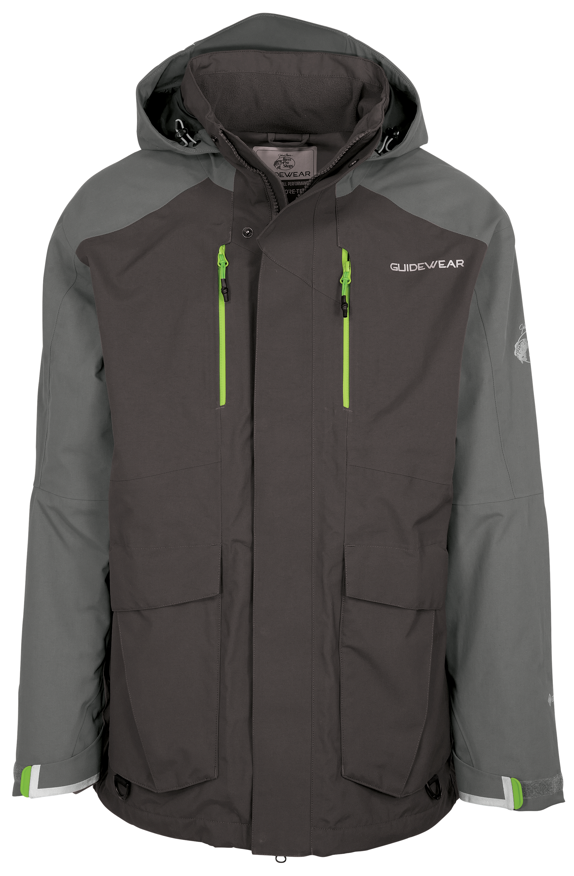 Image of Bass Pro Shops Johnny Morris Guidewear Xtreme 2L Parka - Asphalt - 2XL