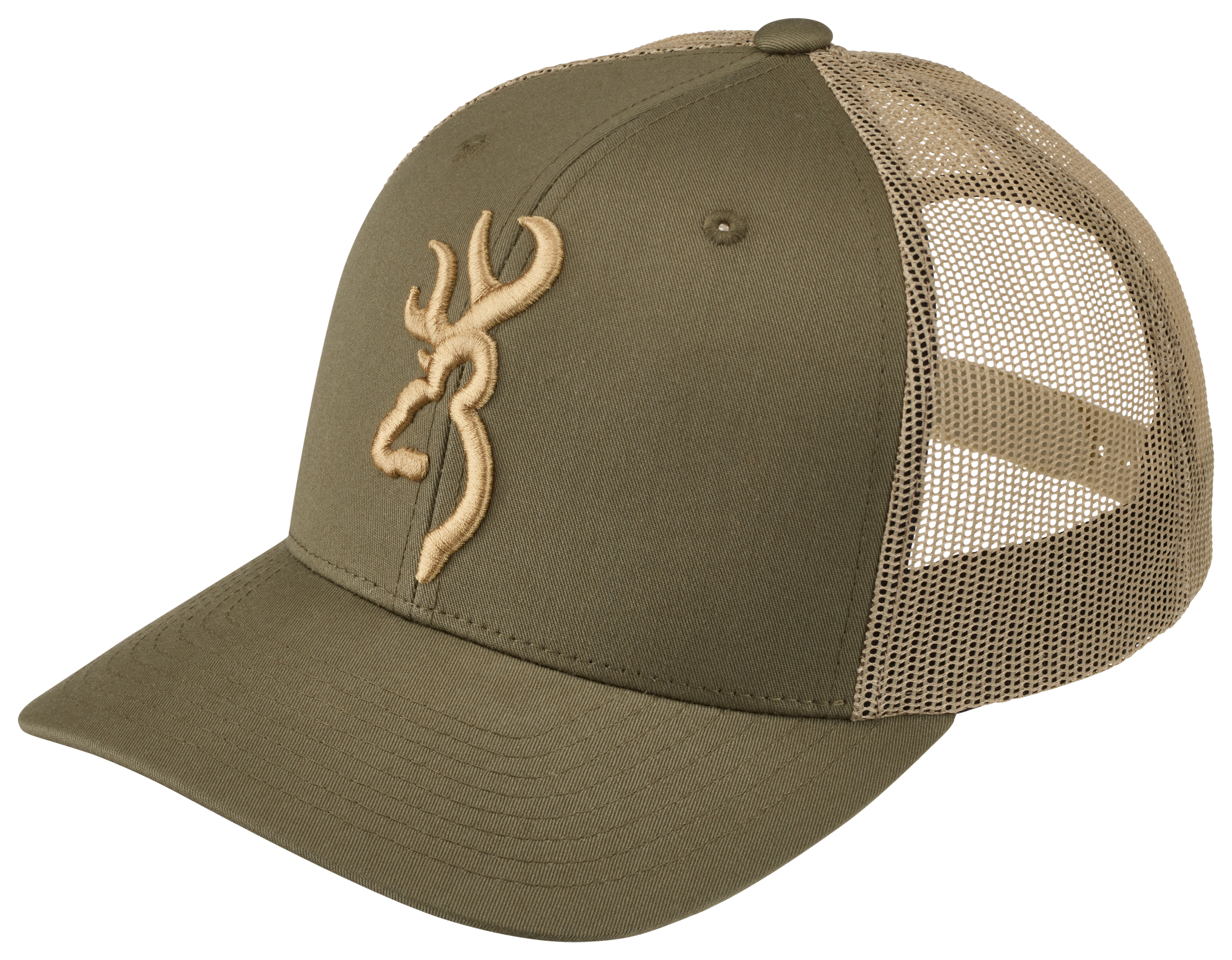 Image of Browning Logo Mesh-Back Cap - Loden