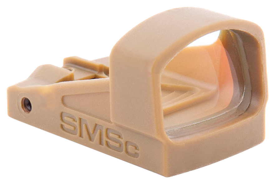 Image of SHIELD SIGHTS SMSc Mini Compact Red Dot Sight with Glass Lens - FDE - 4 MOA Dot