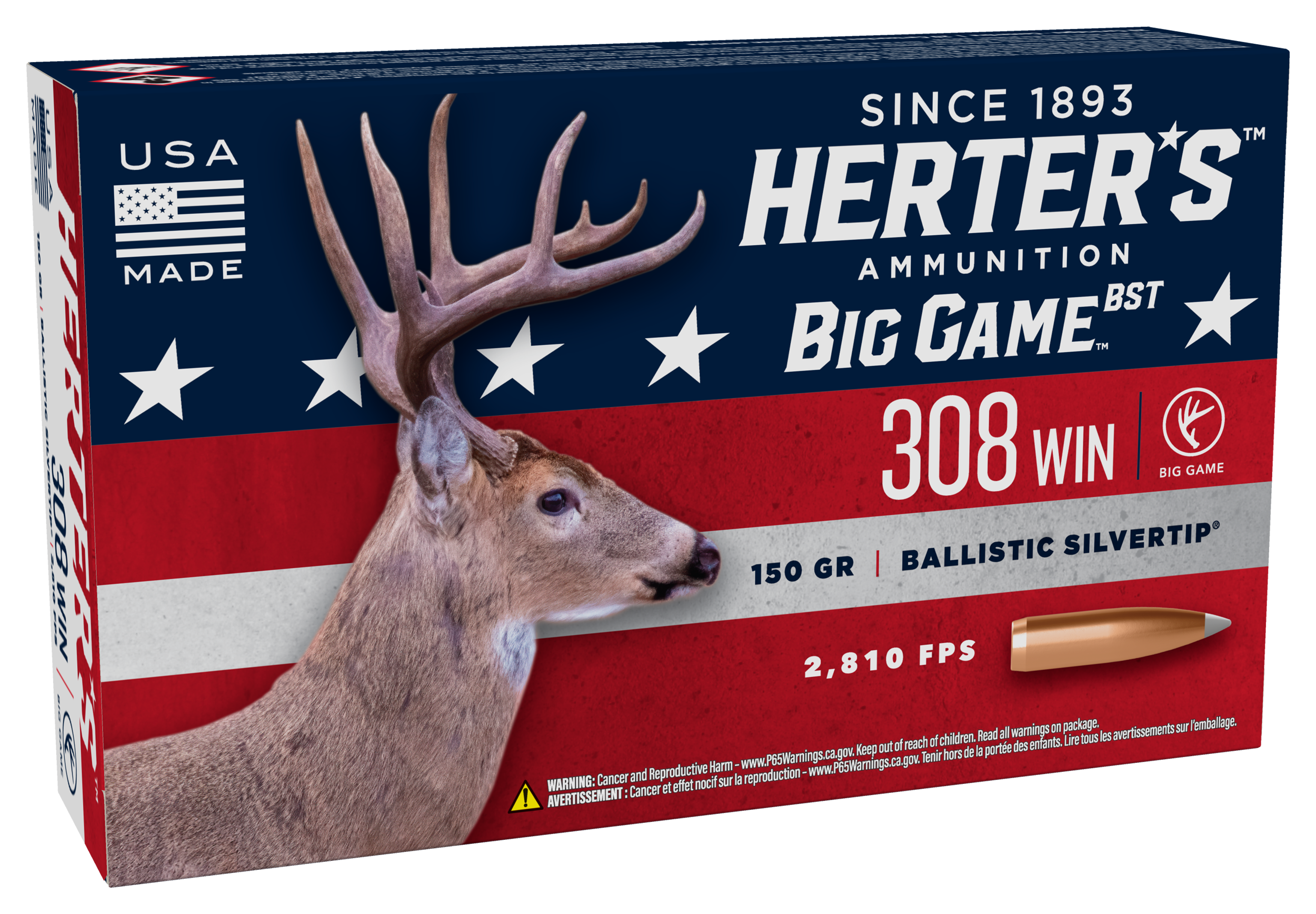 Herter's Big Game BST 6.5 Creedmoor 140 Grain Centerfire Rifle Ammo