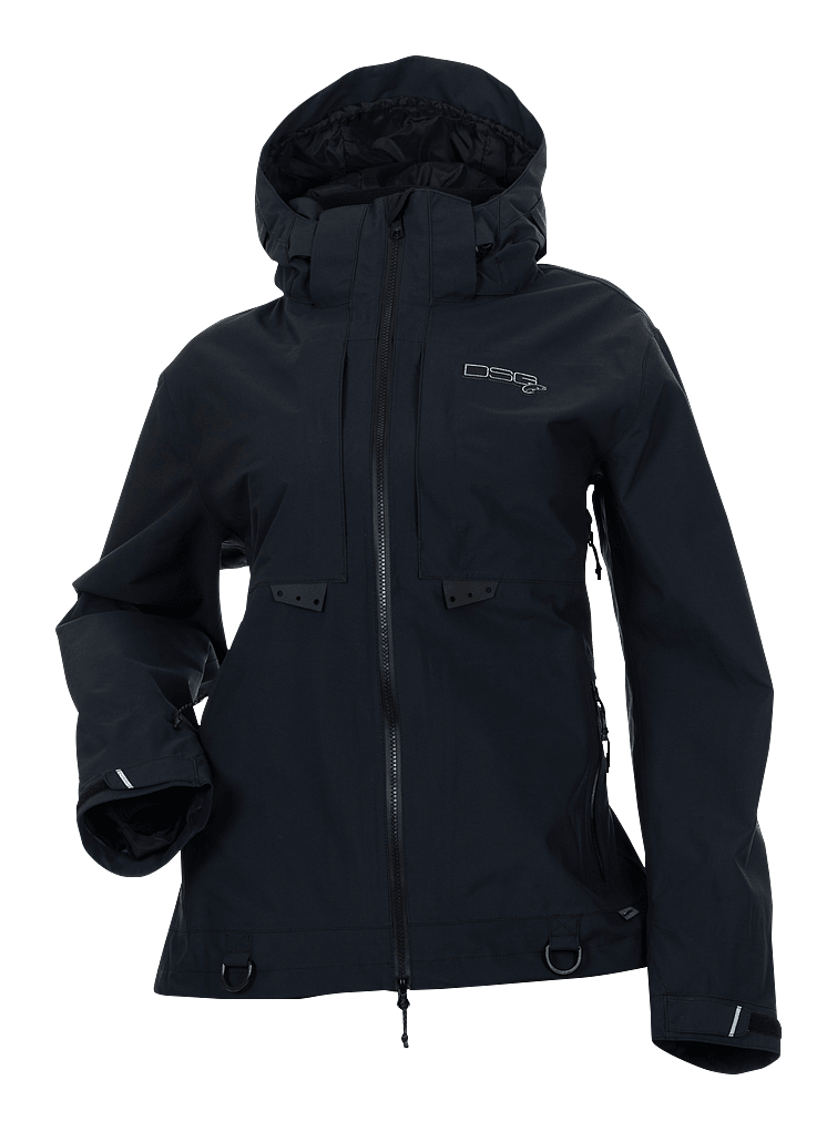 Image of DSG Outerwear Harlow 2.0 Technical Rain Jacket for Ladies - Black - S