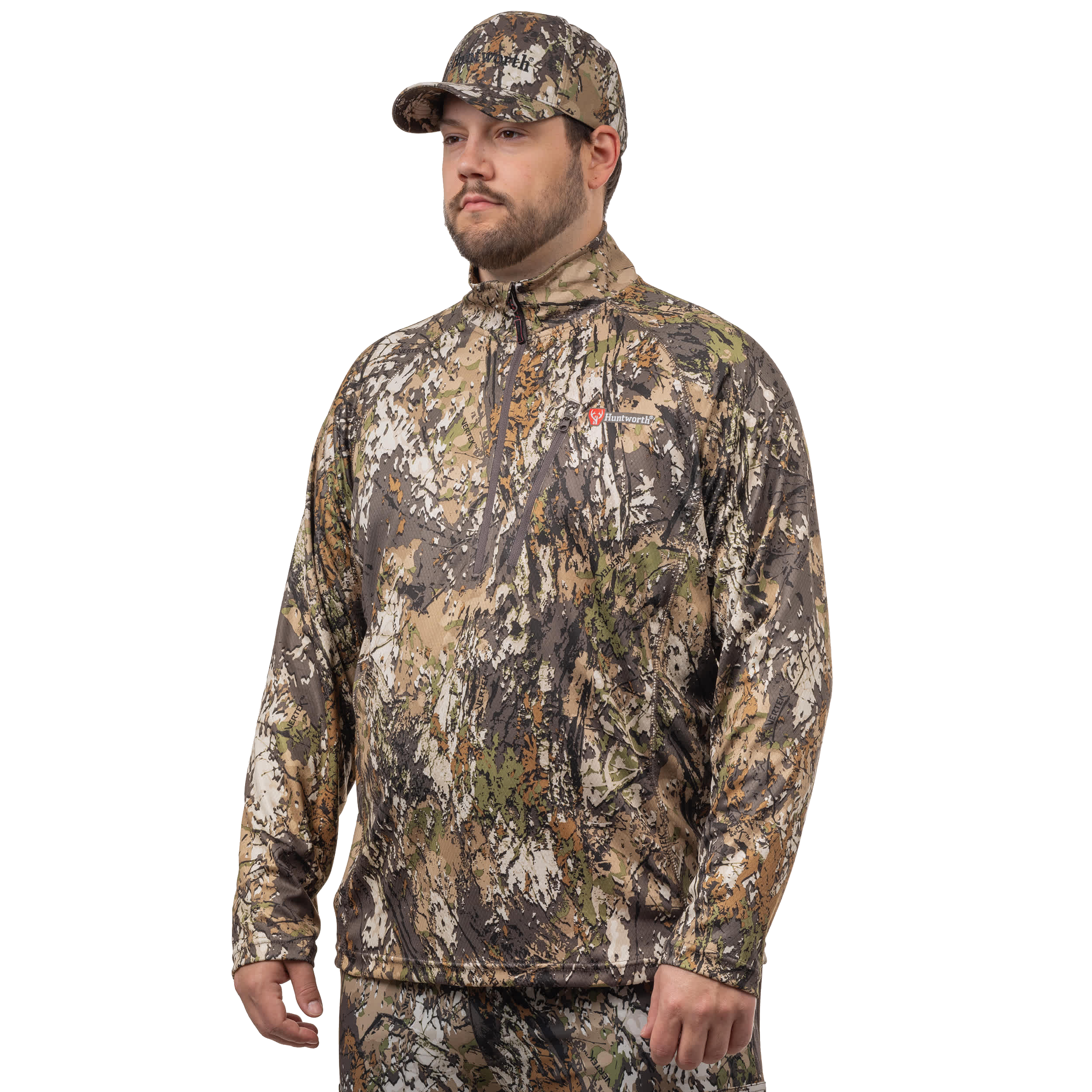 Image of Huntworth Gadsden Lightweight Quarter-Zip Pullover for Men