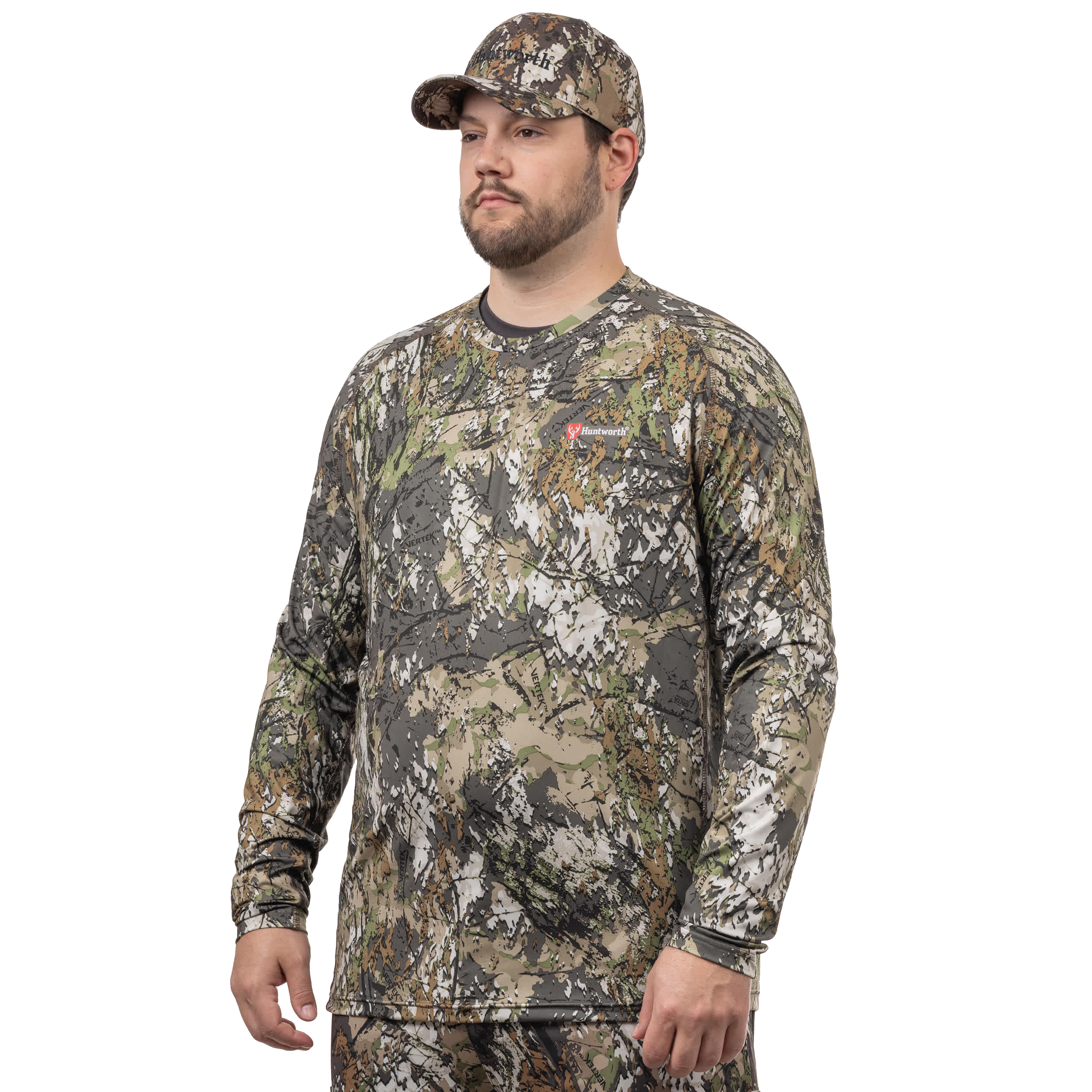 Image of Huntworth Fallon Lightweight Performance Long-Sleeve Shirt for Men - Huntworth Vertek - 2XL