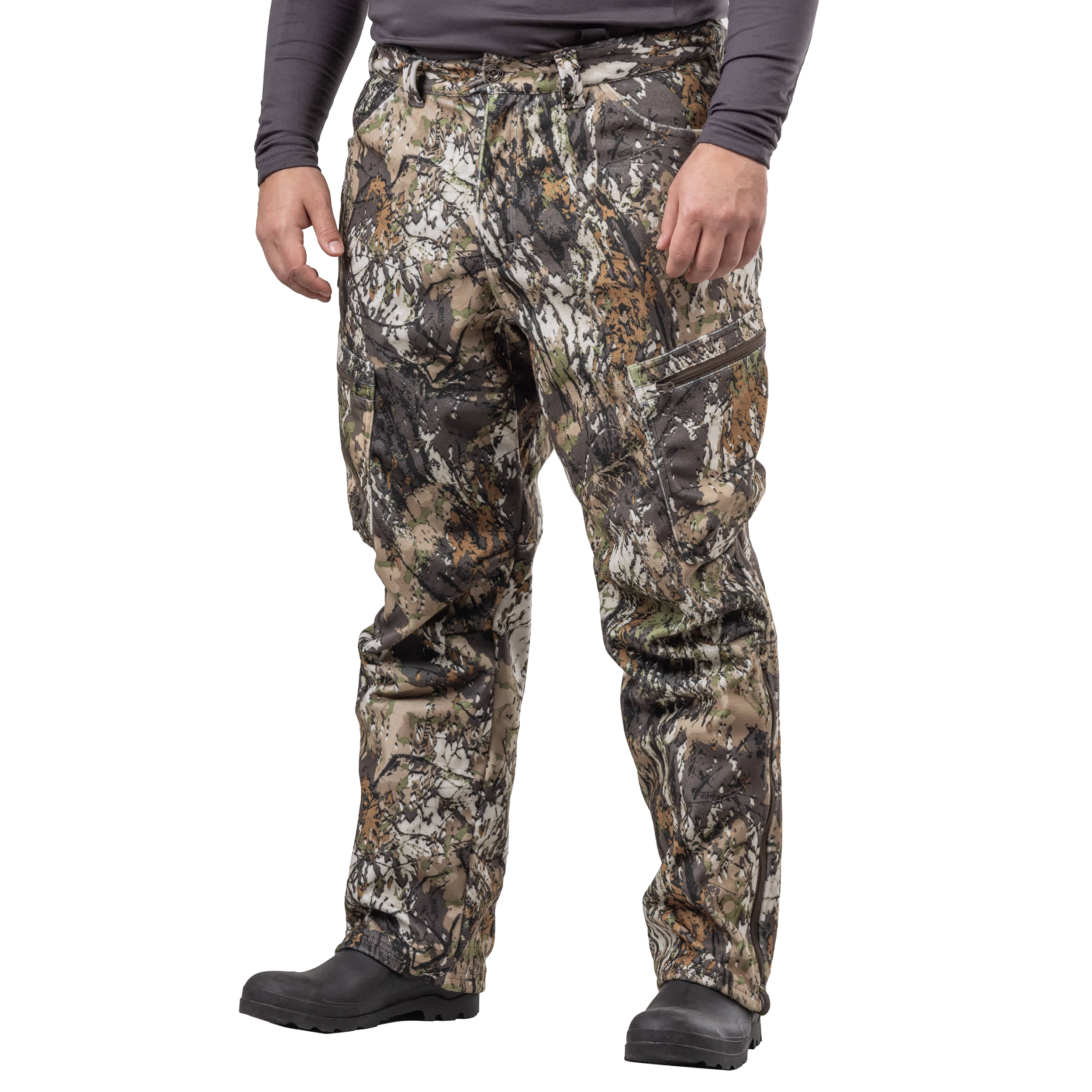 Image of Huntworth Elkins Midweight Shoftshell Pants for Men - Huntworth Vertek - XL - Regular