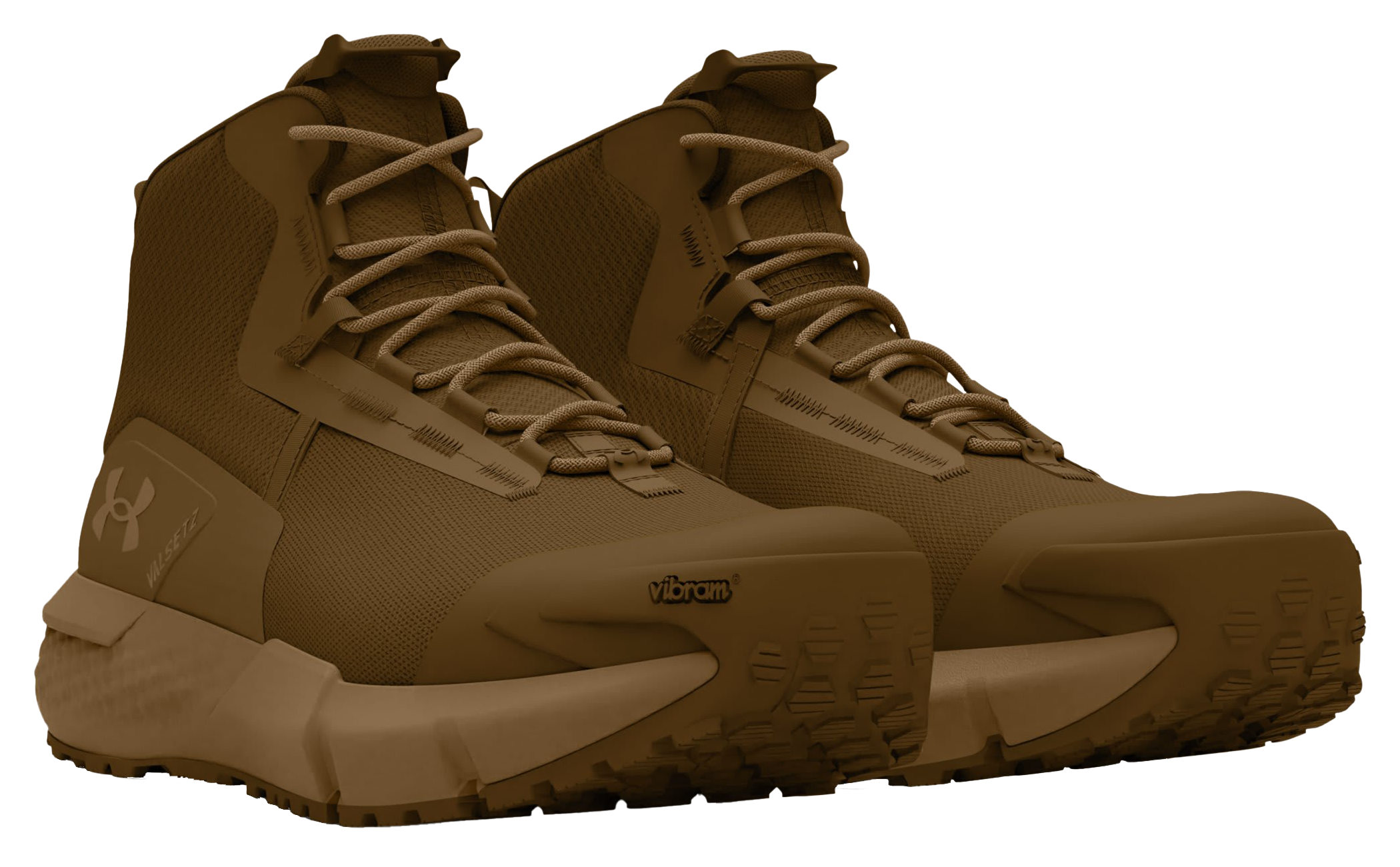 Image of Under Armour Valsetz Mid Tactical Boots for Men - Coyote - 9.5N